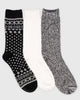 3 Pack Microfiber Boot Socks