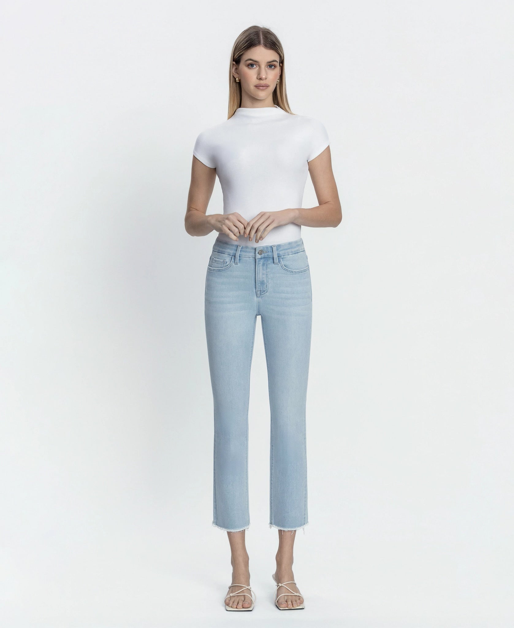 Spirited $|& Lovervet Mid Rise Slim Straight - VOF Detail