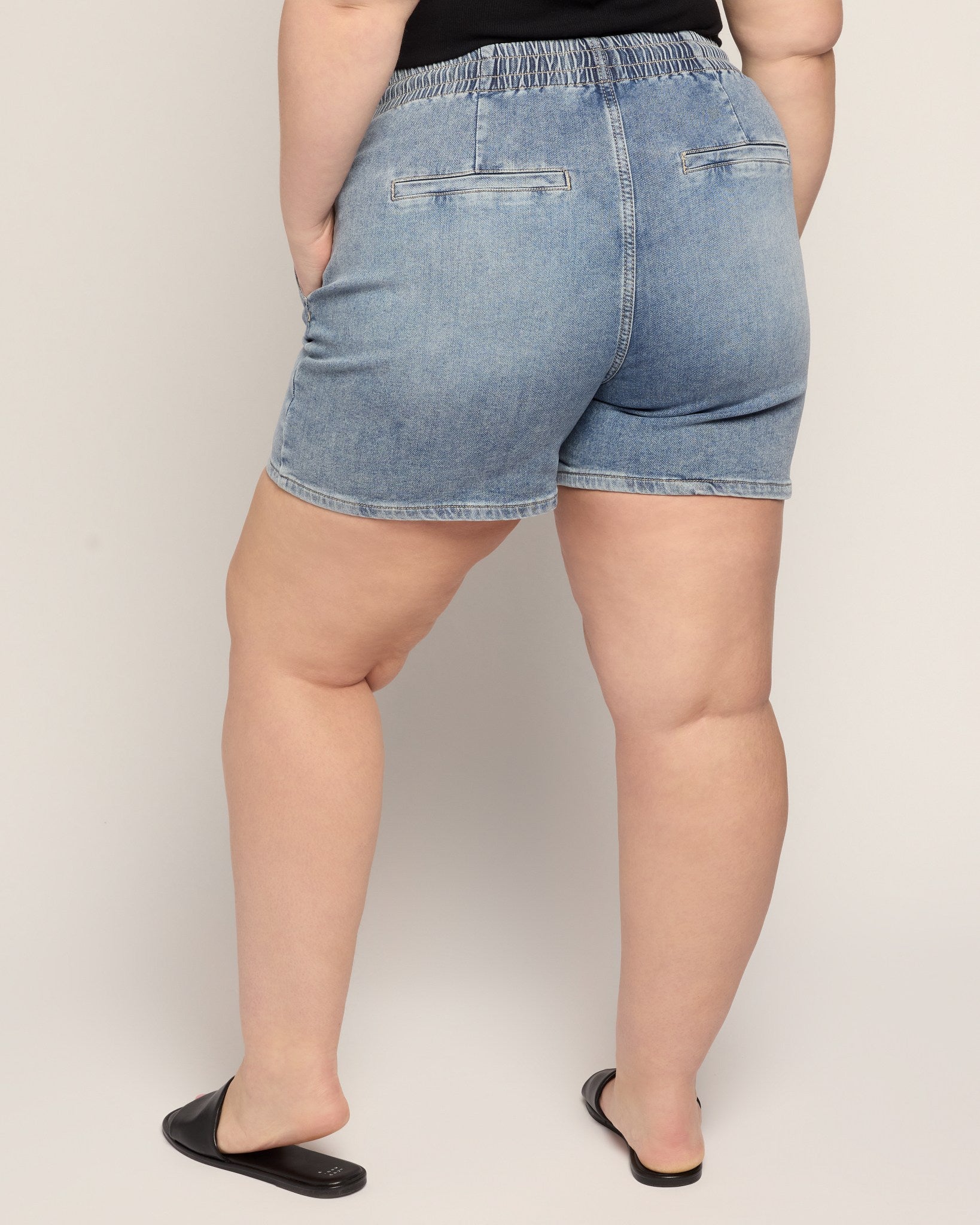Tasty $|& Lovervet Super High Rise Shorts - SOF Back
