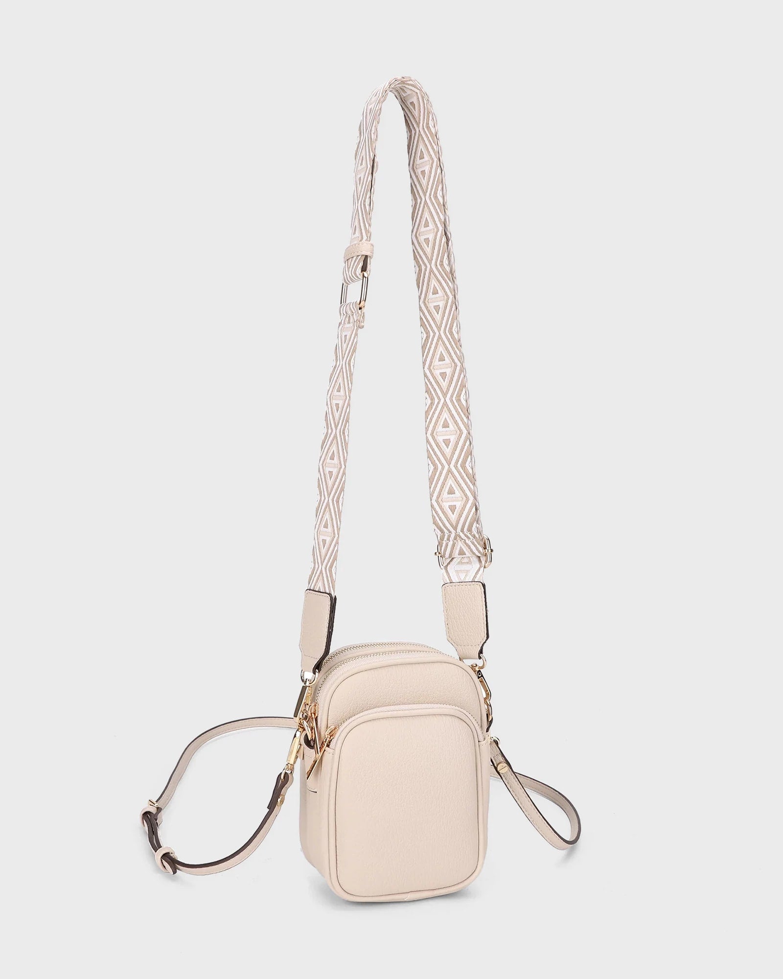 Bone/Tri $|& Mali + Lili Josie Double Crossbody - VOF Detail