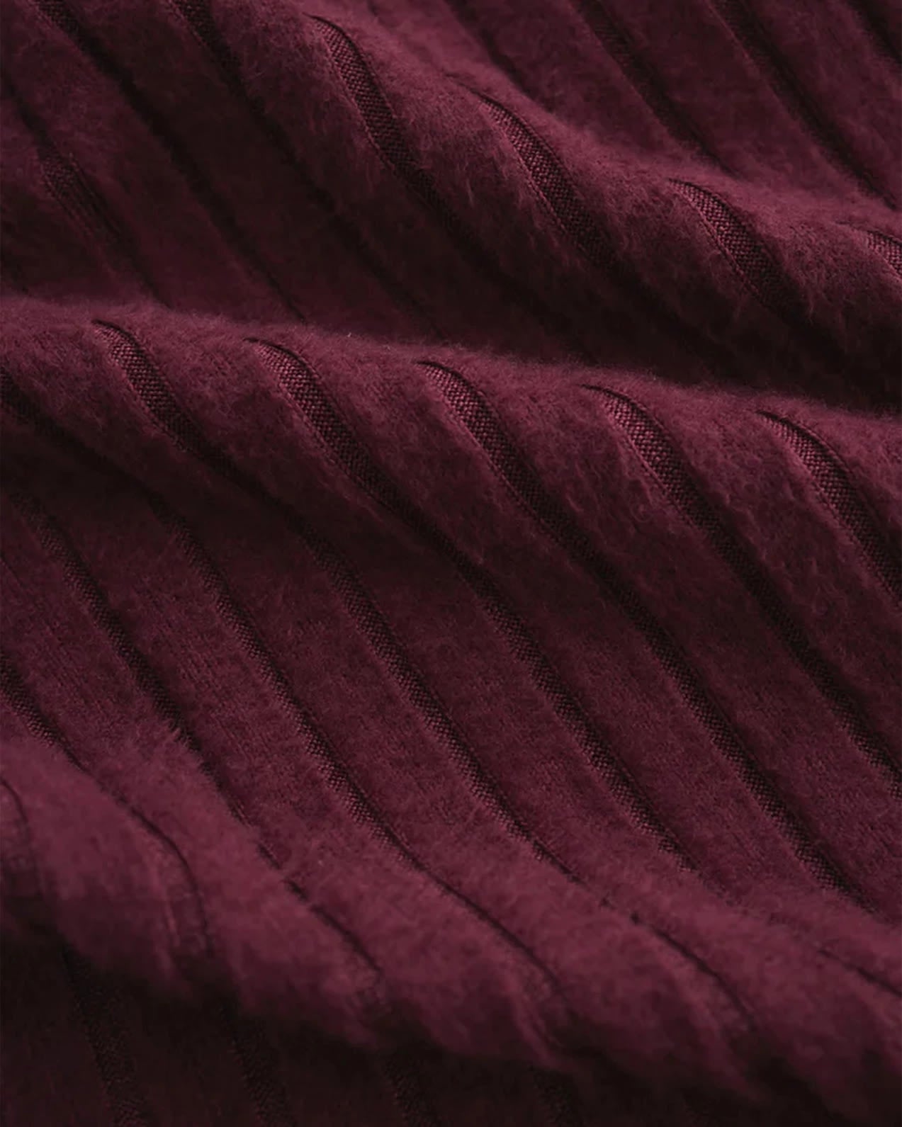 Merlot $|& Z Supply Lounge Dawn Smocked Ribbed Pant - Hanger Back