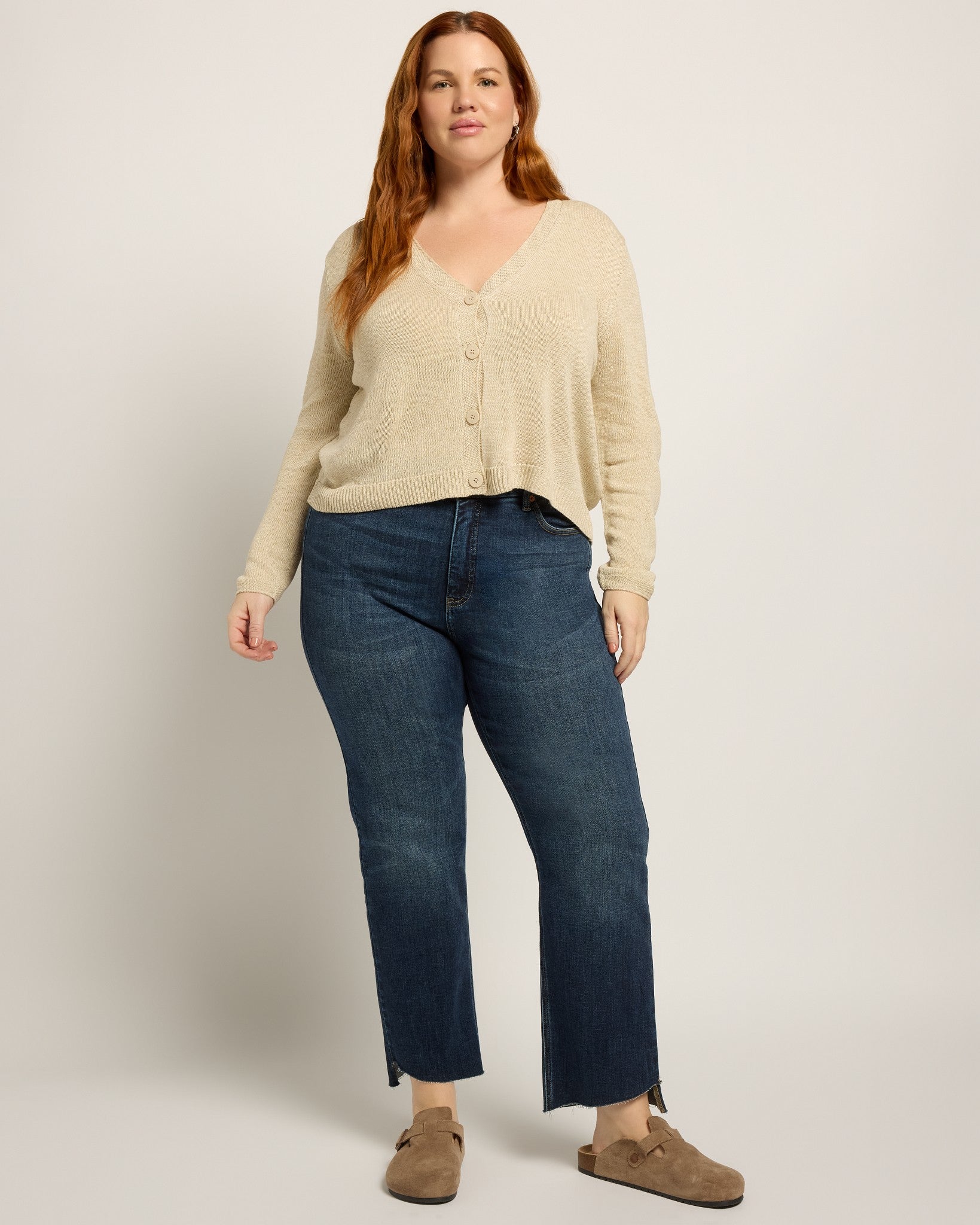 Oyster $|& Max Studio Linen Blend Sweater - UGC On Fig