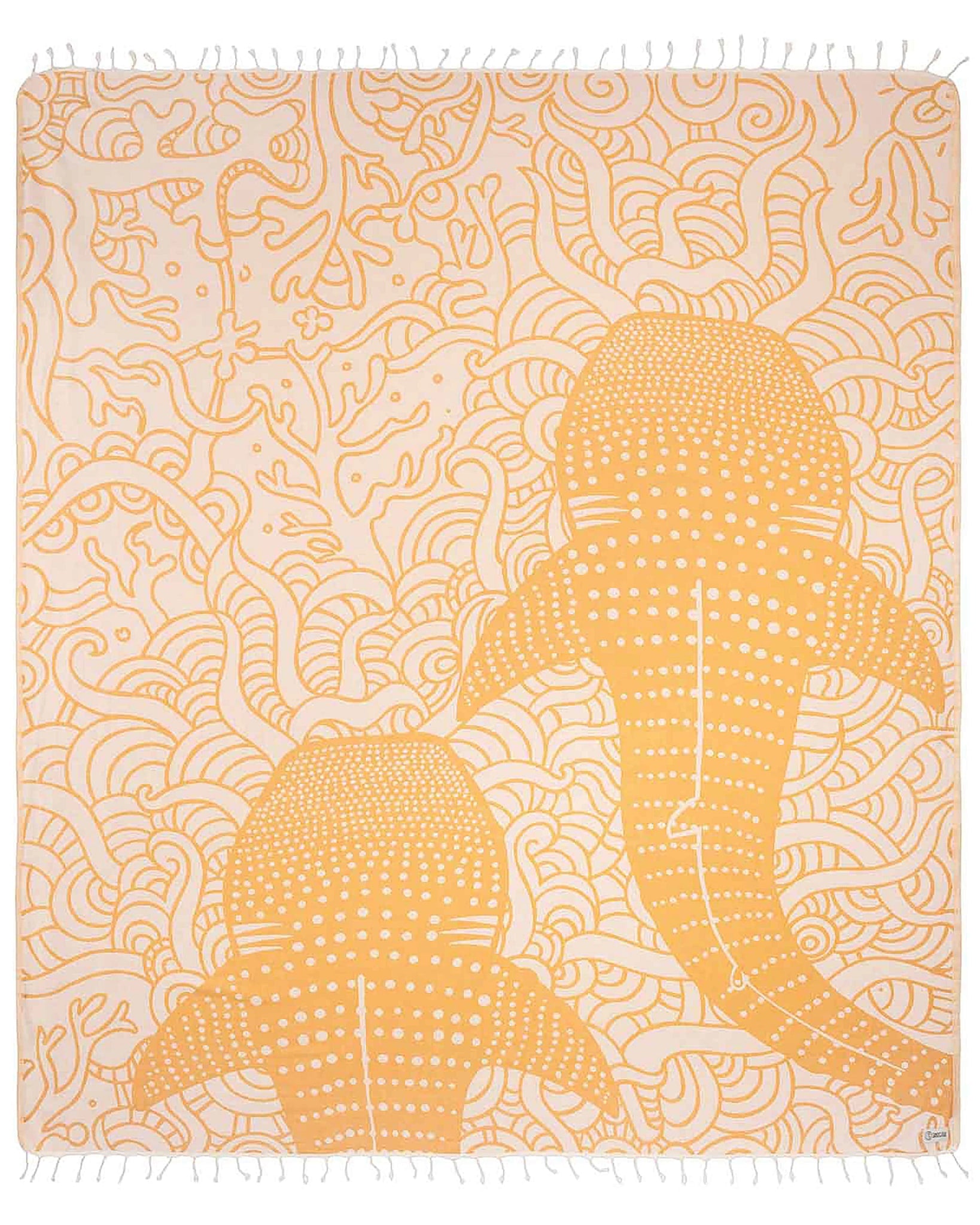 Sunflower $|& Sand Cloud Whale Shark Towel - Extra Large - VOF Detail