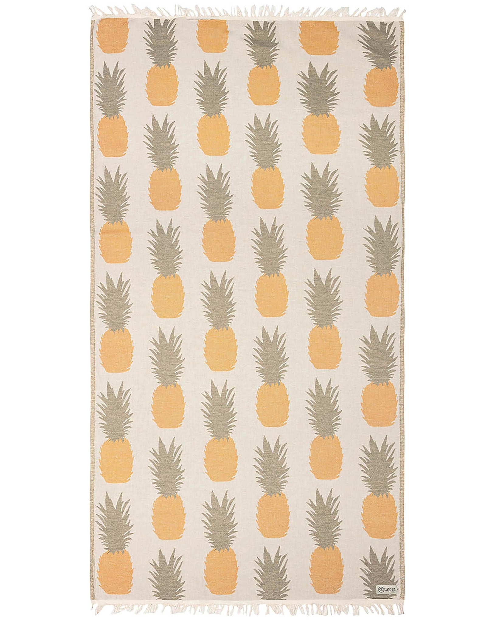 Natural $|& Sand Cloud Pineapple Towel - VOF Detail