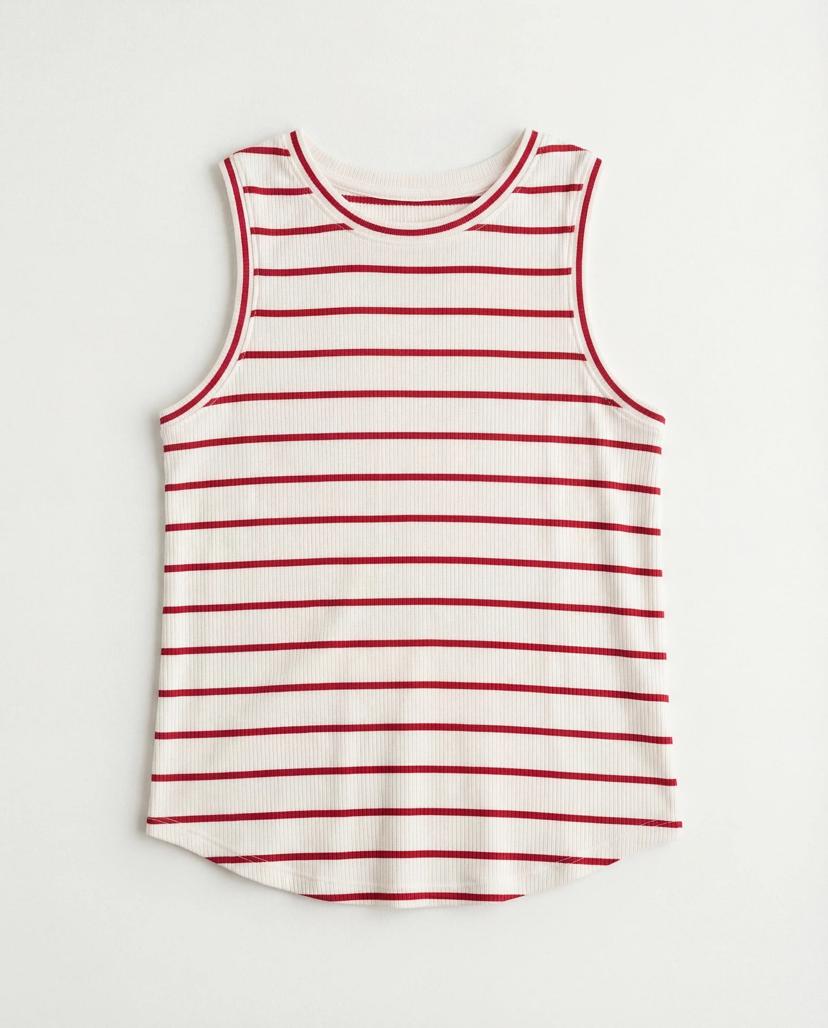 Ivory Red $|& Thread & Supply Euclid Stripe Tank - Hanger Detail