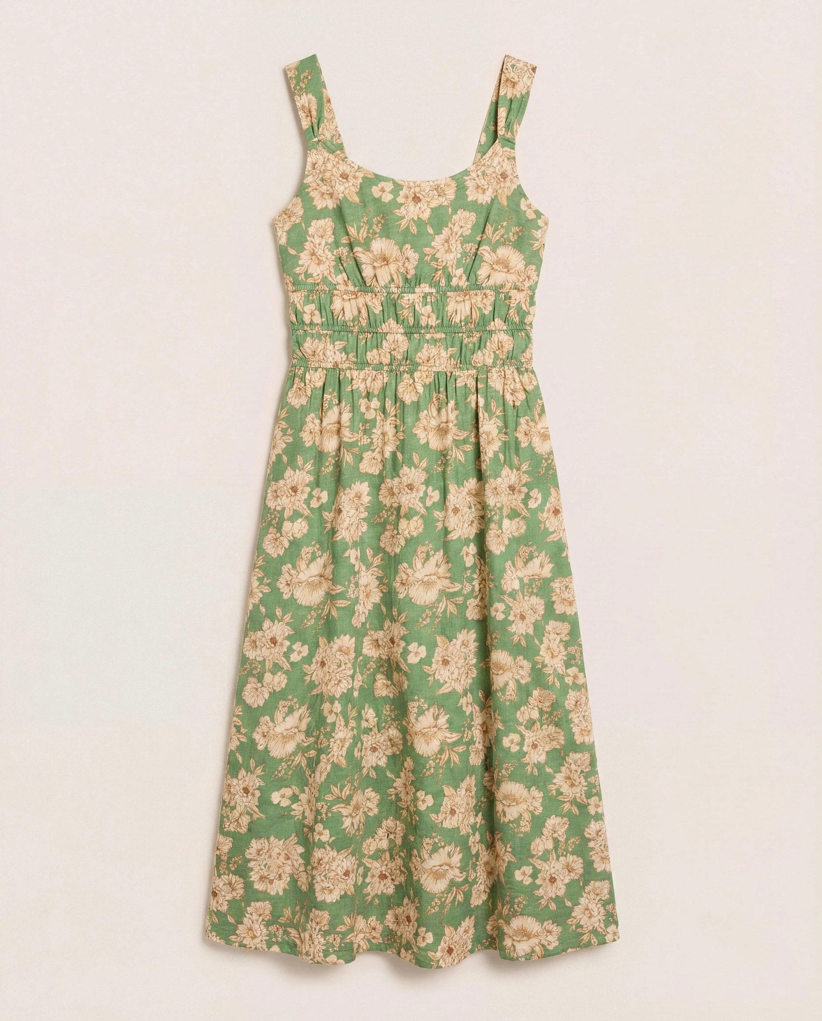 Kalamata $|& SEAS Marlowe Printed Midi Dress - Hanger Detail