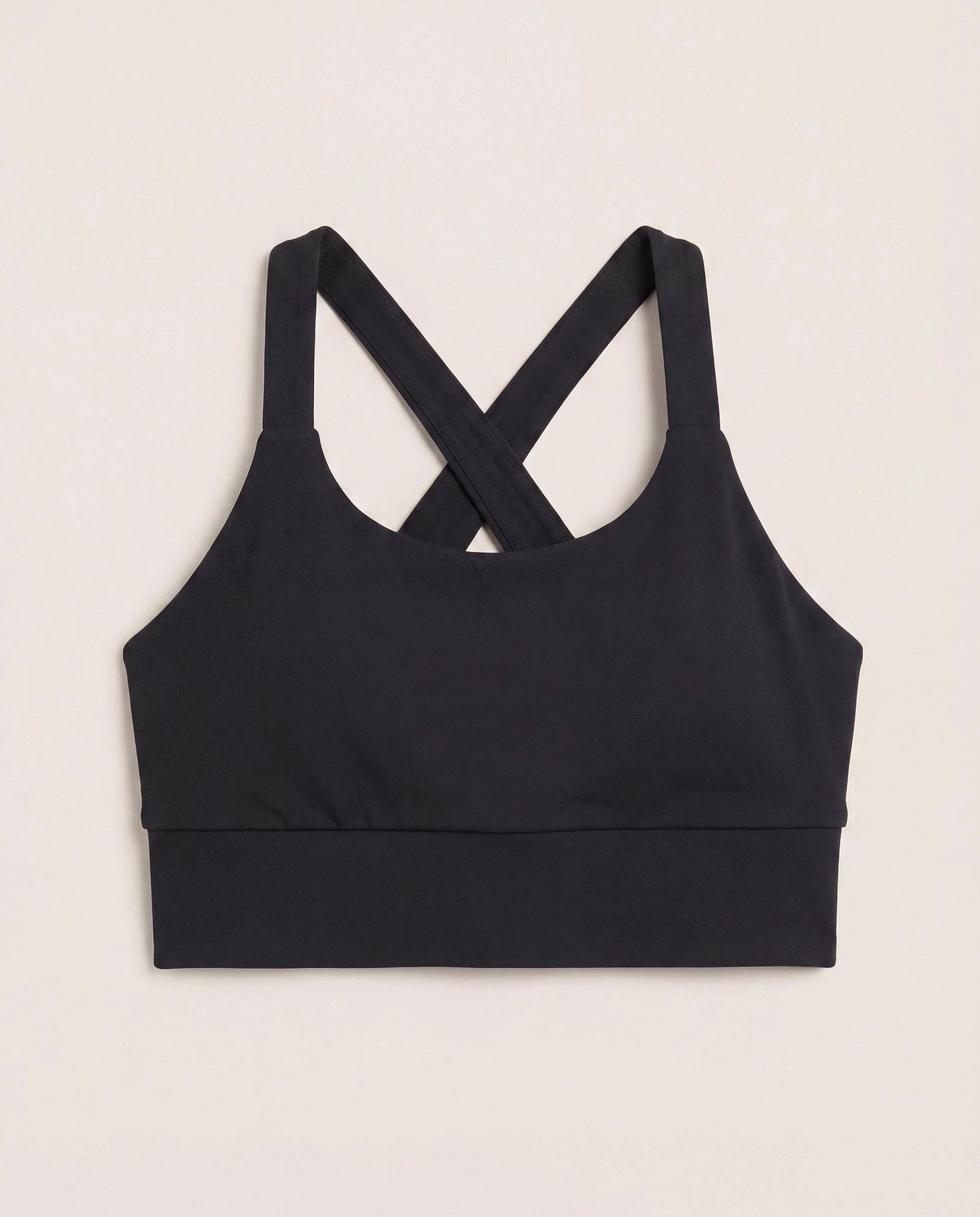 Black $|& Interval Cloudlight Alert Bra - Hanger Detail