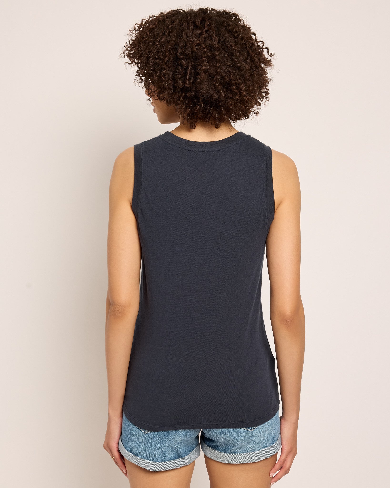 Mariner Midnight $|& Herizon Willow Muscle Tank "FREE SPIRIT" - SOF Back