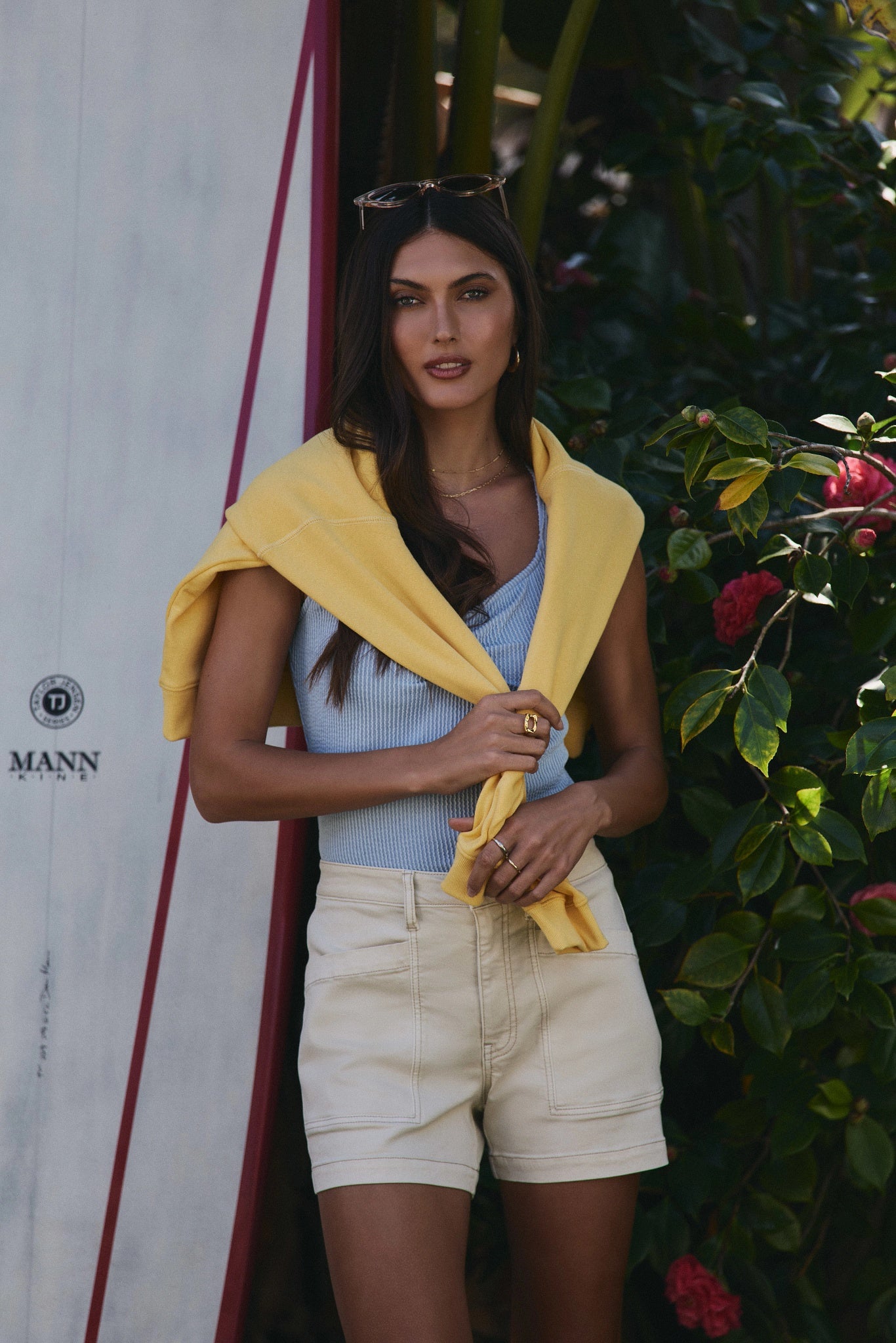 Golden $|& SEAS Blossom Sweatshirt "SUNKISSED" - SOF Side