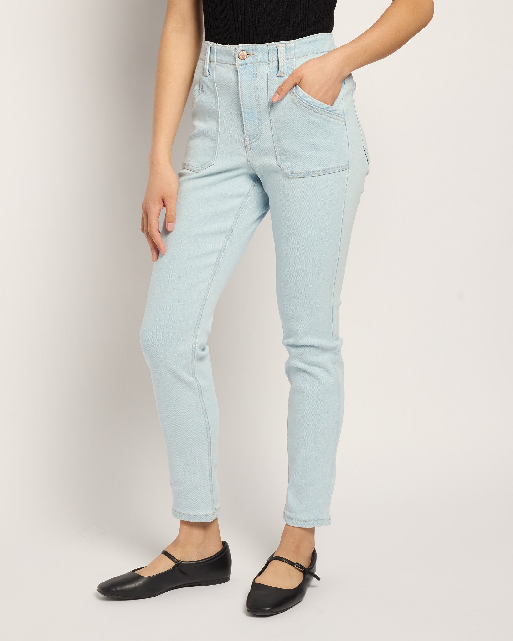 Clear Sky $|& Herizon Elm Skinny Jean - SOF Front