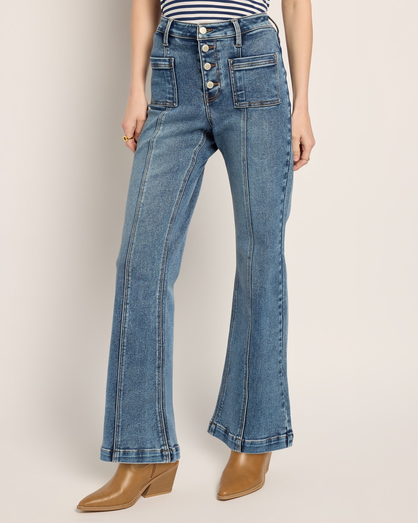 Storm $|& SEAS West Bootcut Jean - SOF Front