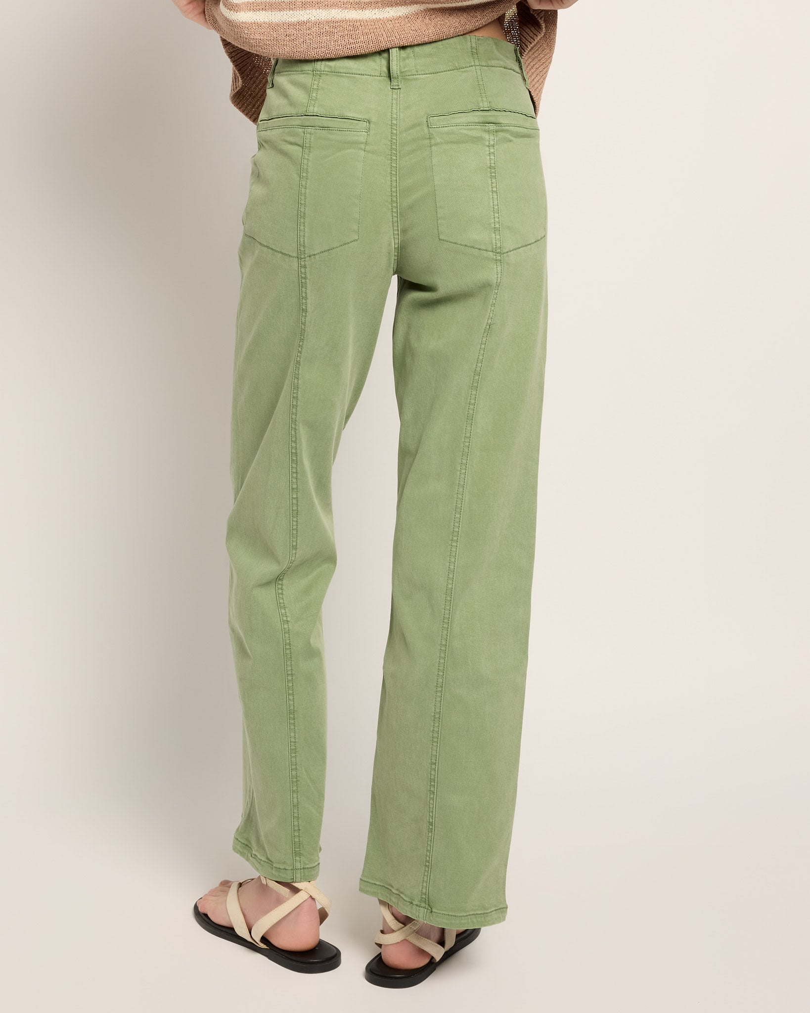Kalamata $|& SEAS Muse Wide Leg Pant - SOF Back