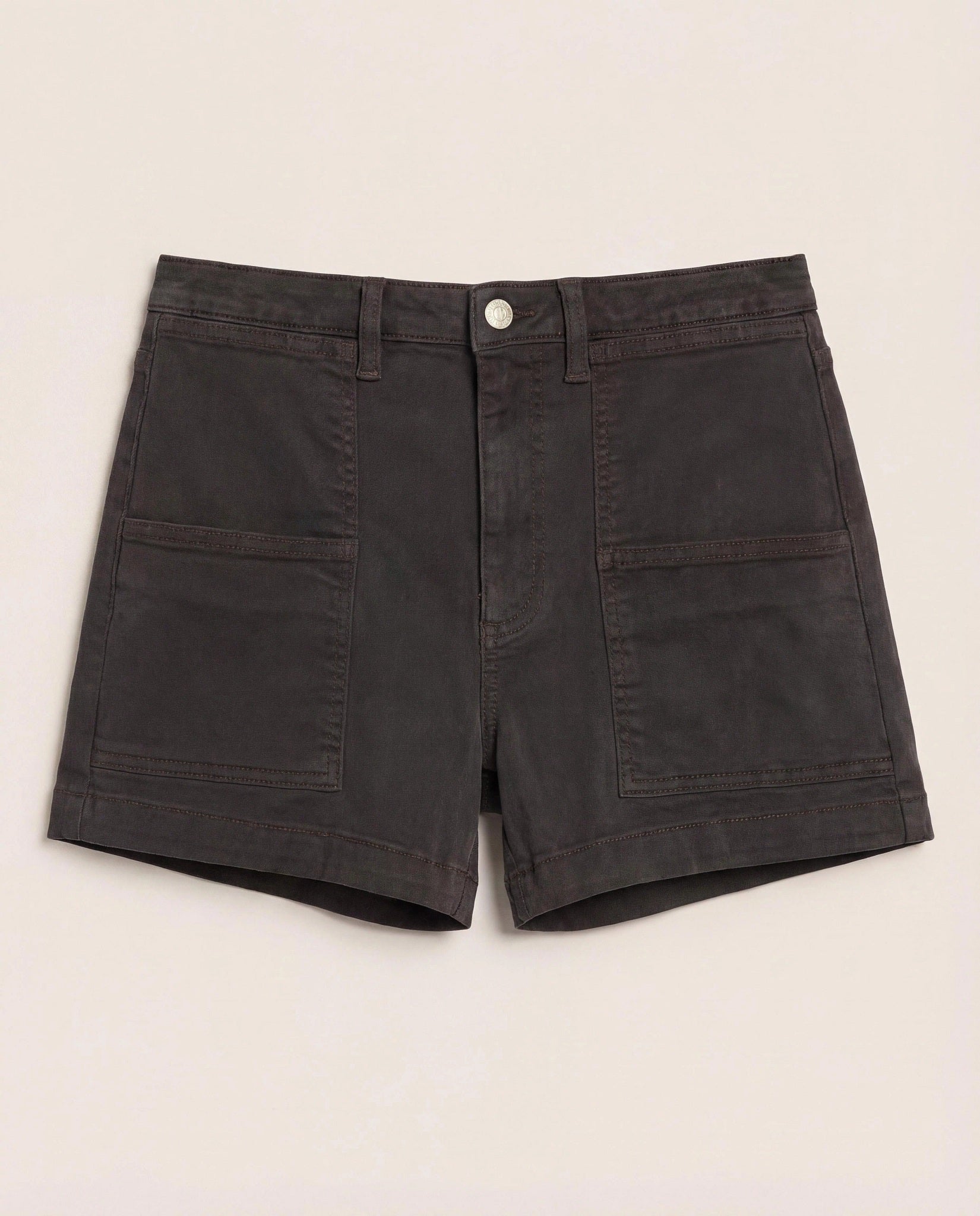 Vintage Black $|& SEAS Oasis Patch Pocket Short - Hanger Detail