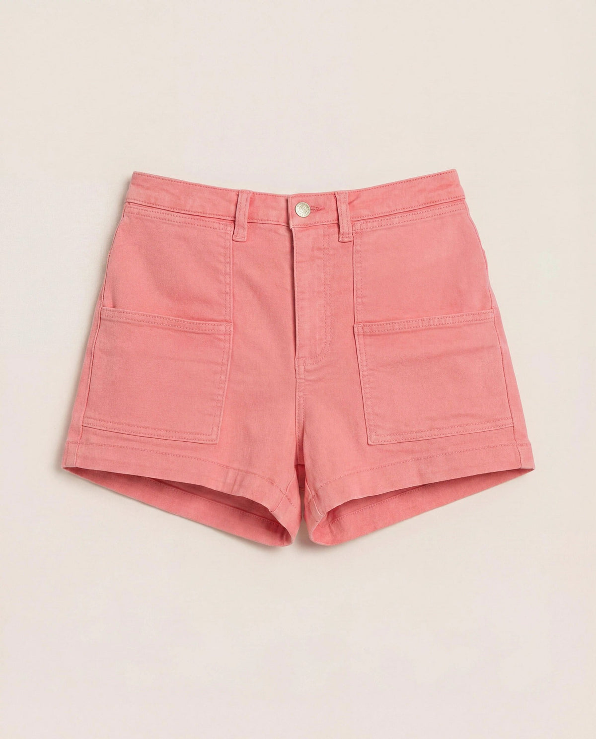 Peachy $|& SEAS Oasis Patch Pocket Short - Hanger Detail