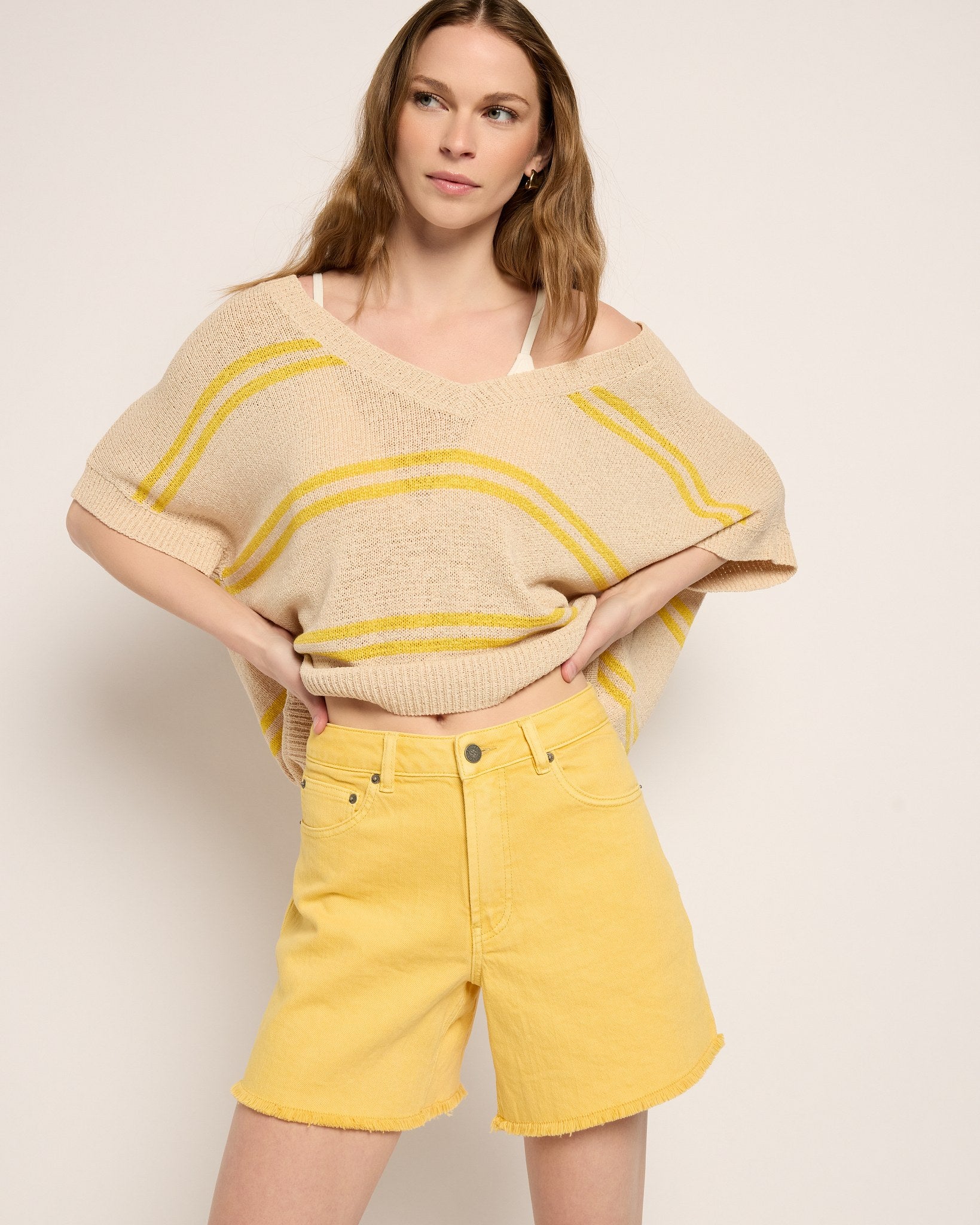 Lemonade $|& SEAS Bailey Short - VOF Front