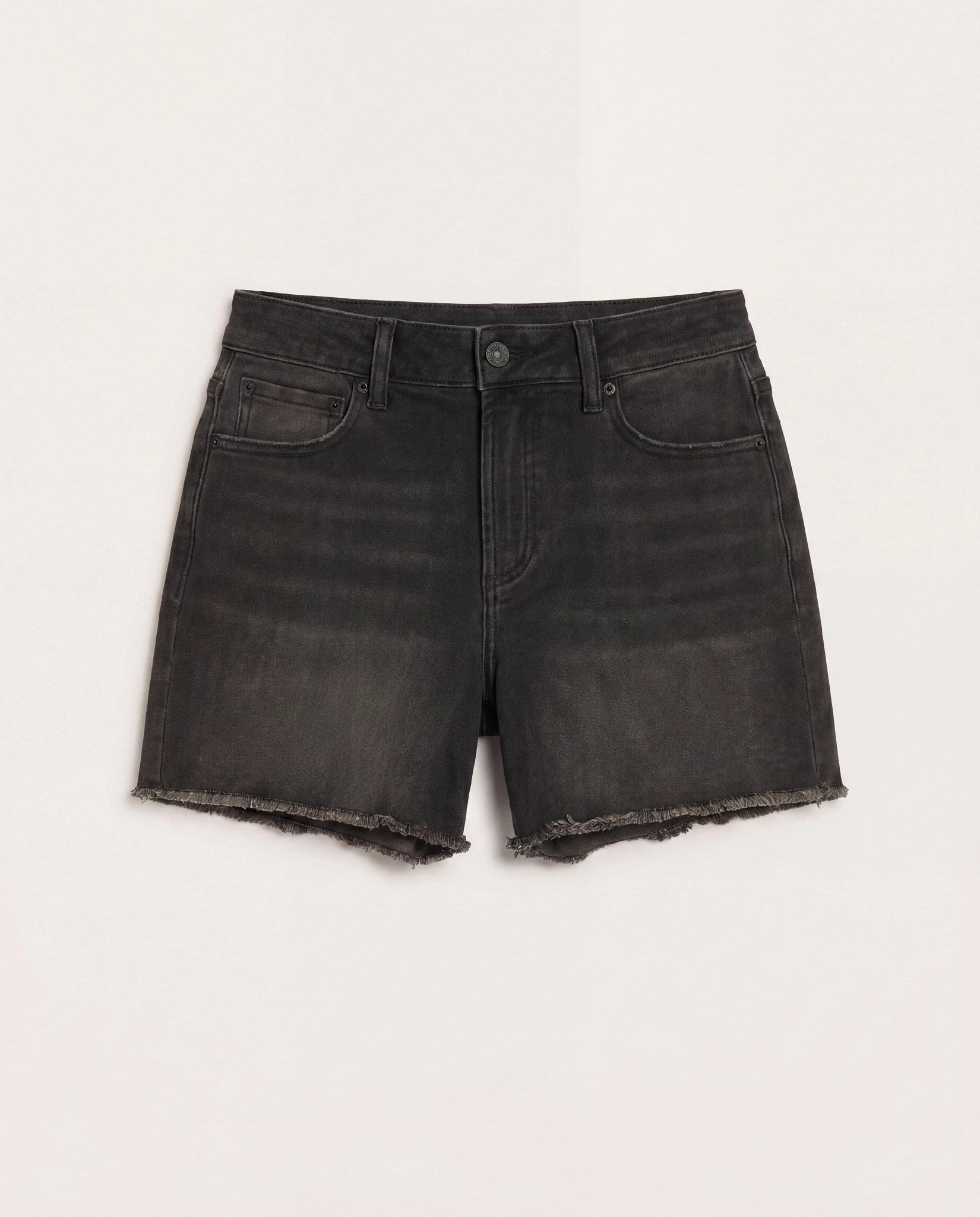 Black $|& SEAS Boyfriend Short - Hanger Detail