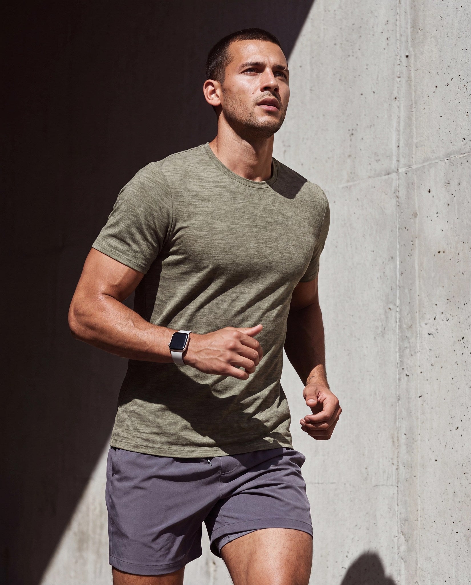 Combat Olive $|& SDOS Active Tee - SOF Side