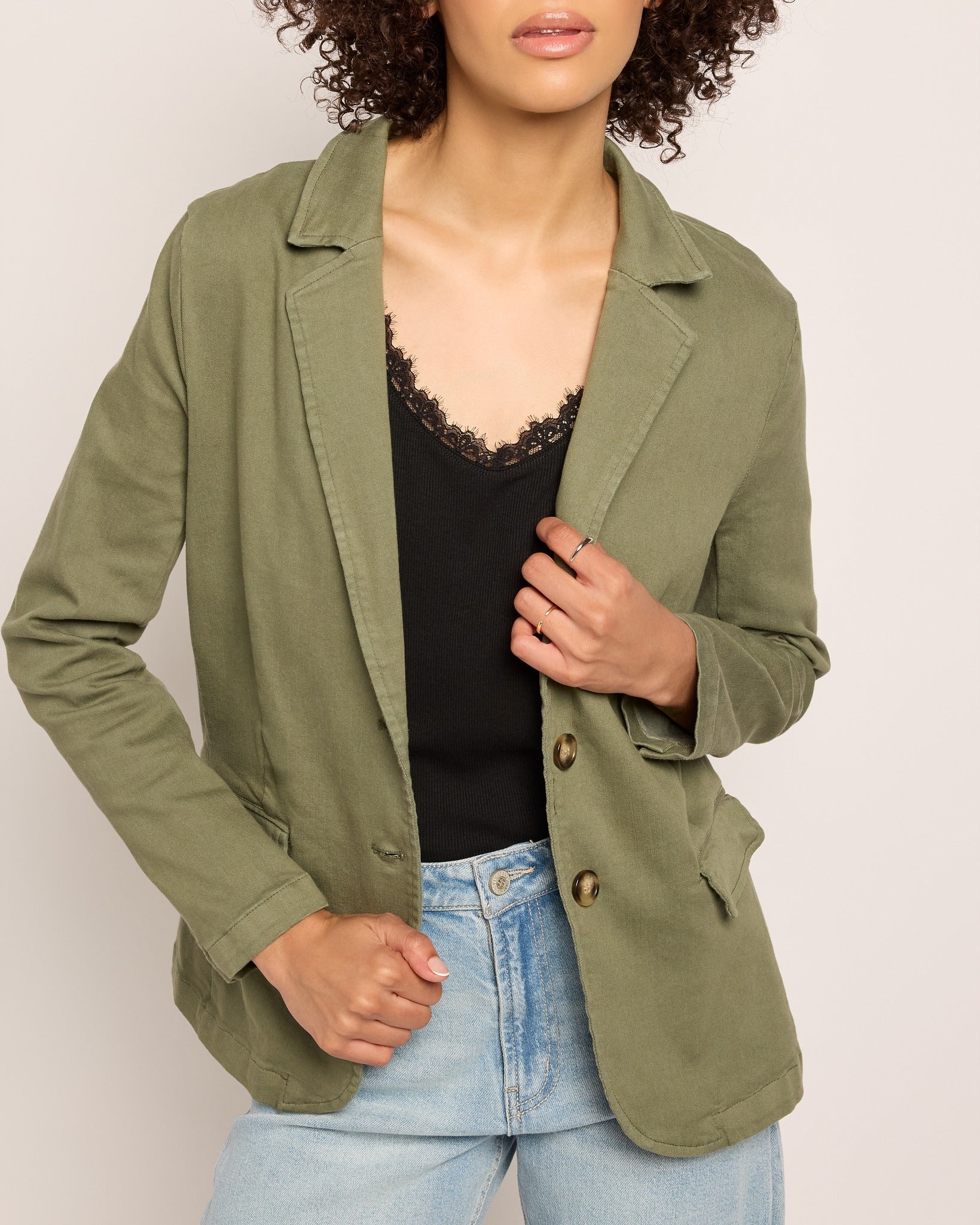 Moss $|& SEAS Naomi Blazer - SOF Full Front