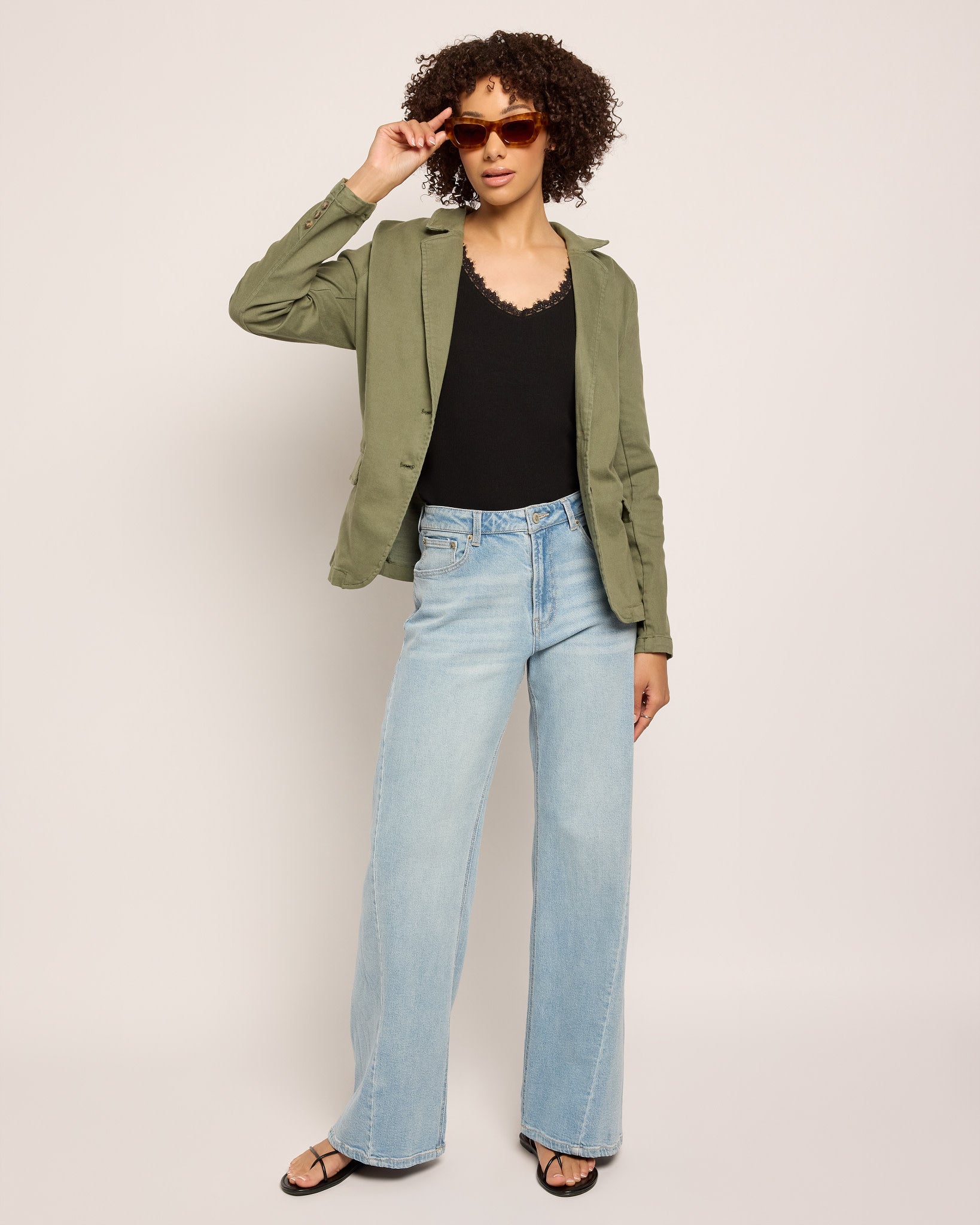 Moss $|& SEAS Naomi Blazer - UGC On Fig
