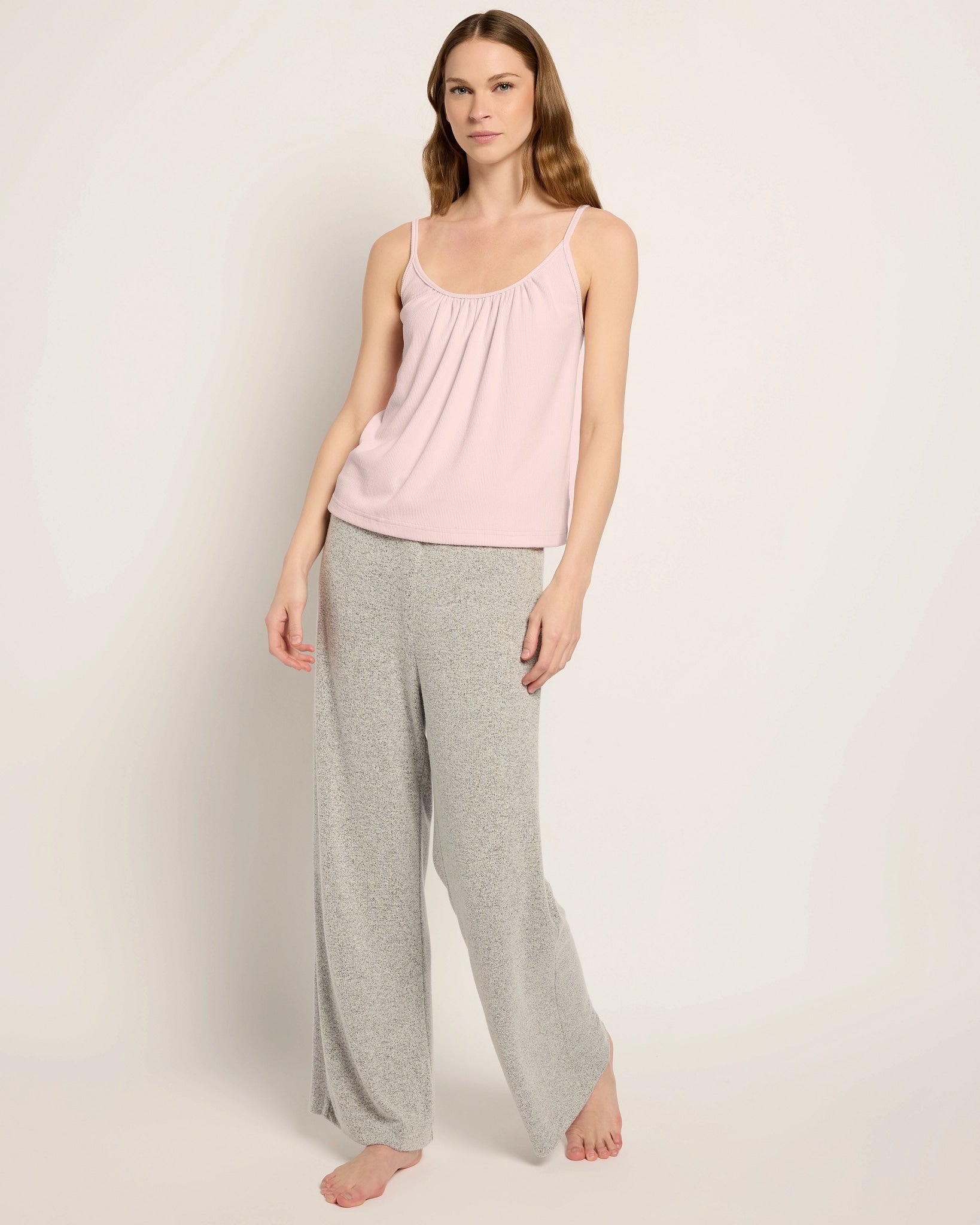 Peach Ice $|& SEAS Press Snooze Tank - UGC On Fig
