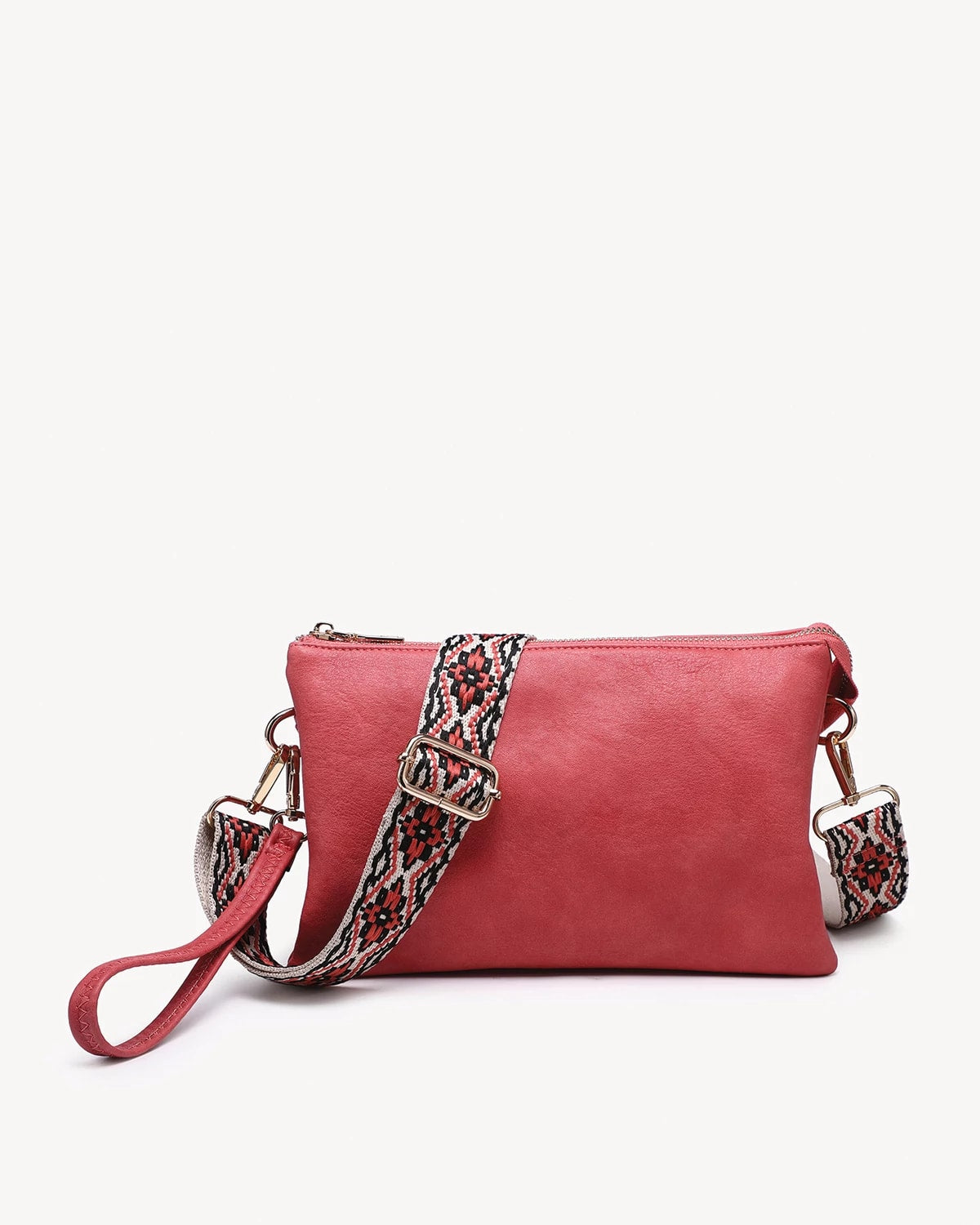 Raspberry $|& Jen & Co. Izzy Crossbody - VOF Detail