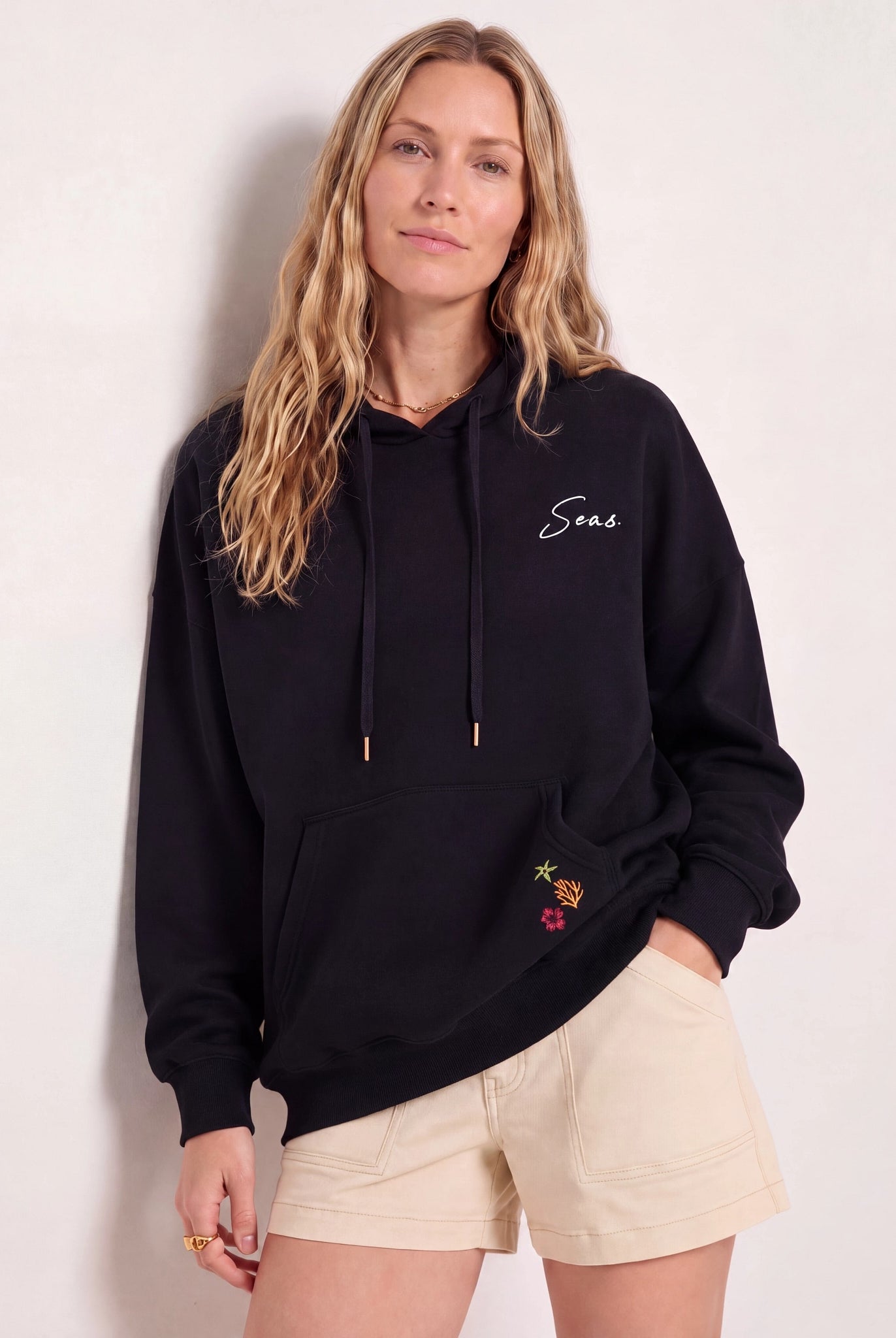 Midnight $|& SEAS Ryder "Tide Tripper" Graphic Hoodie - SOF Front