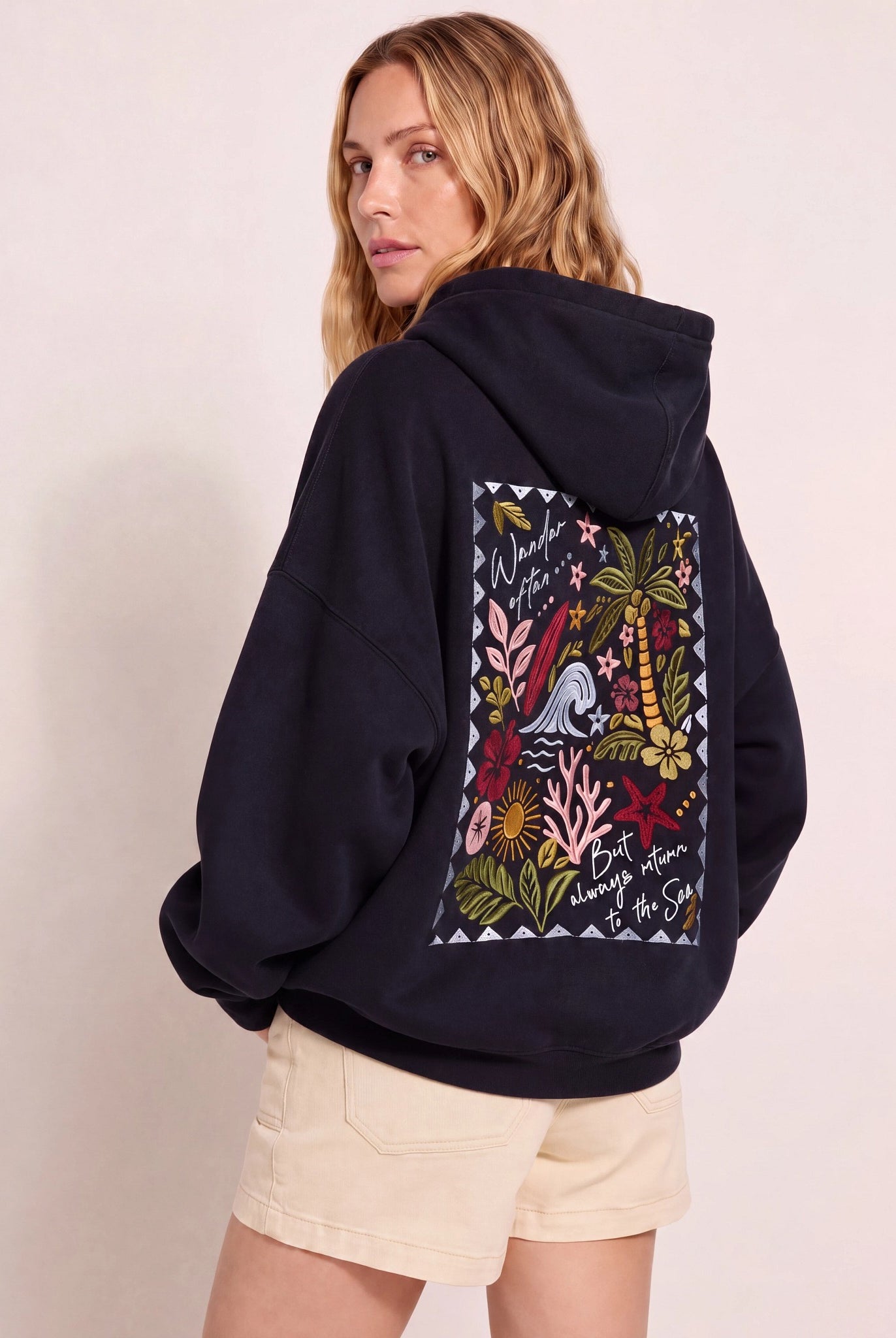Midnight $|& SEAS Ryder "Tide Tripper" Graphic Hoodie - SOF Side