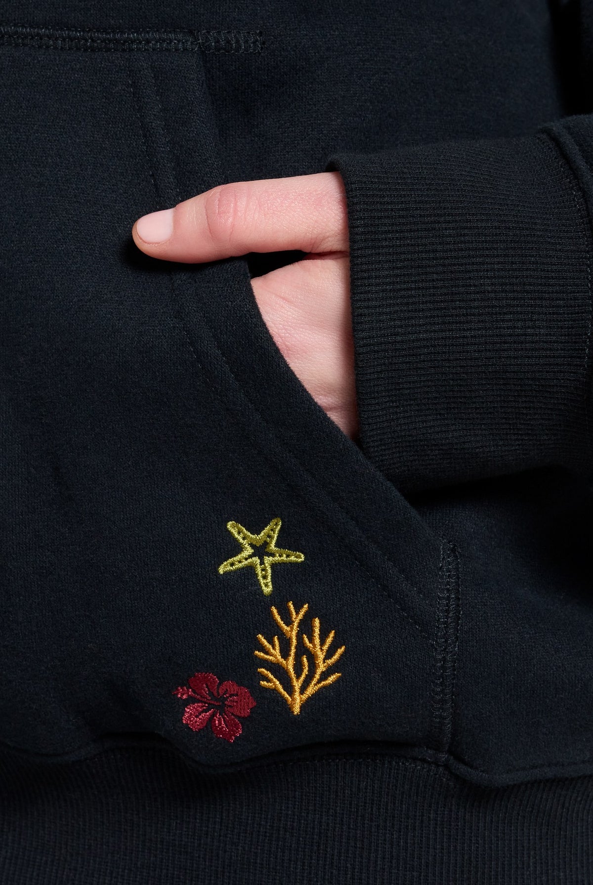 Midnight $|& SEAS Ryder "Tide Tripper" Graphic Hoodie - SOF Detail