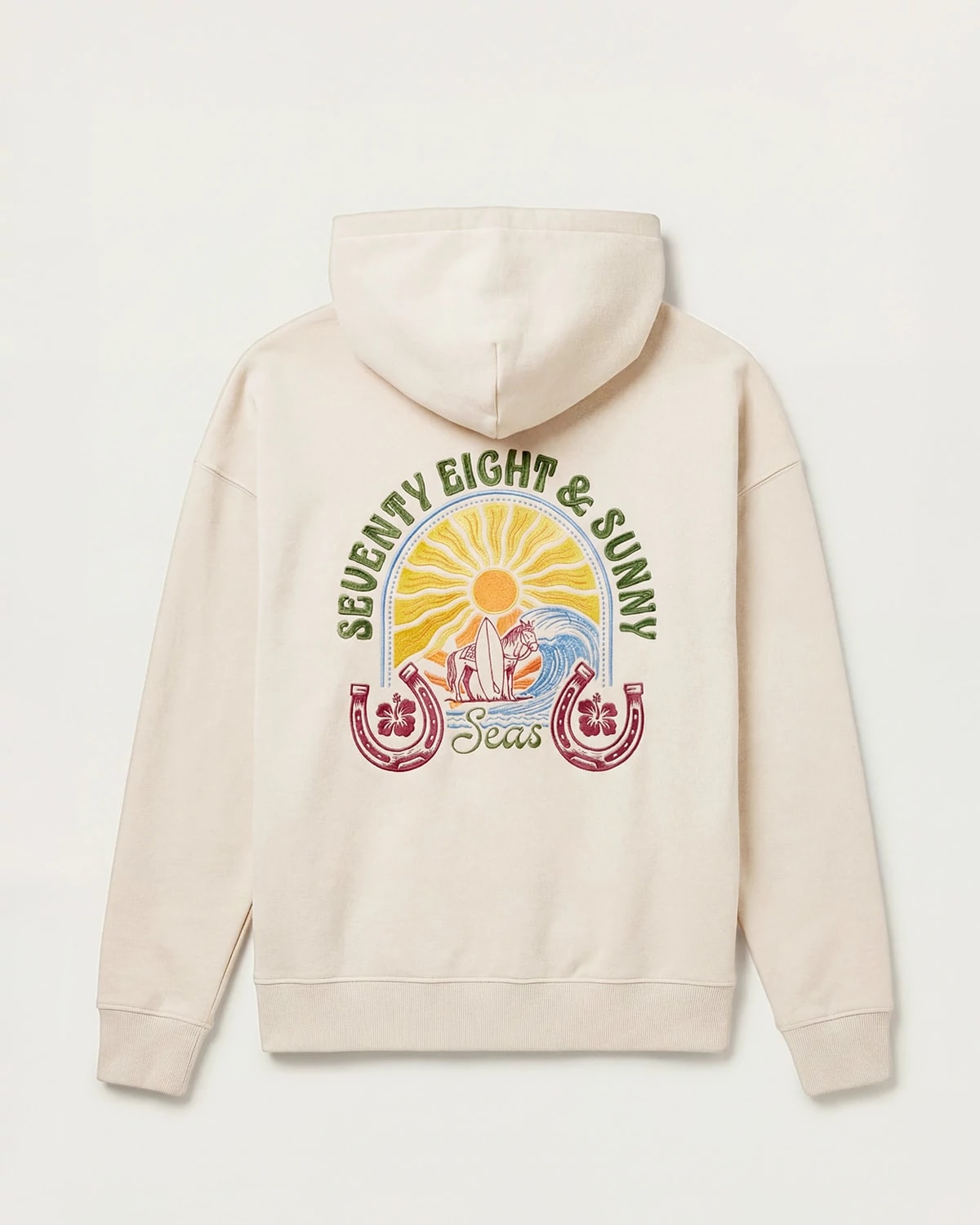 Cream $|& SEAS Ryder "Sun Chaser" Graphic Hoodie