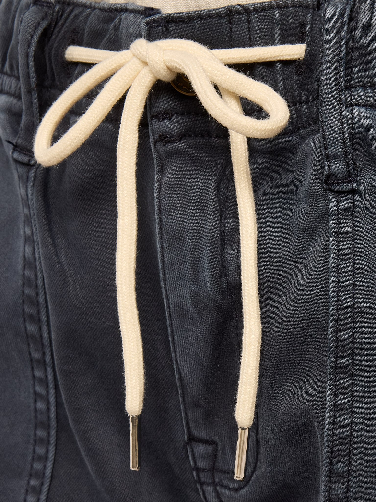 Navy $|& Vigoss Tie Waist Utility Short - SOF Full Front