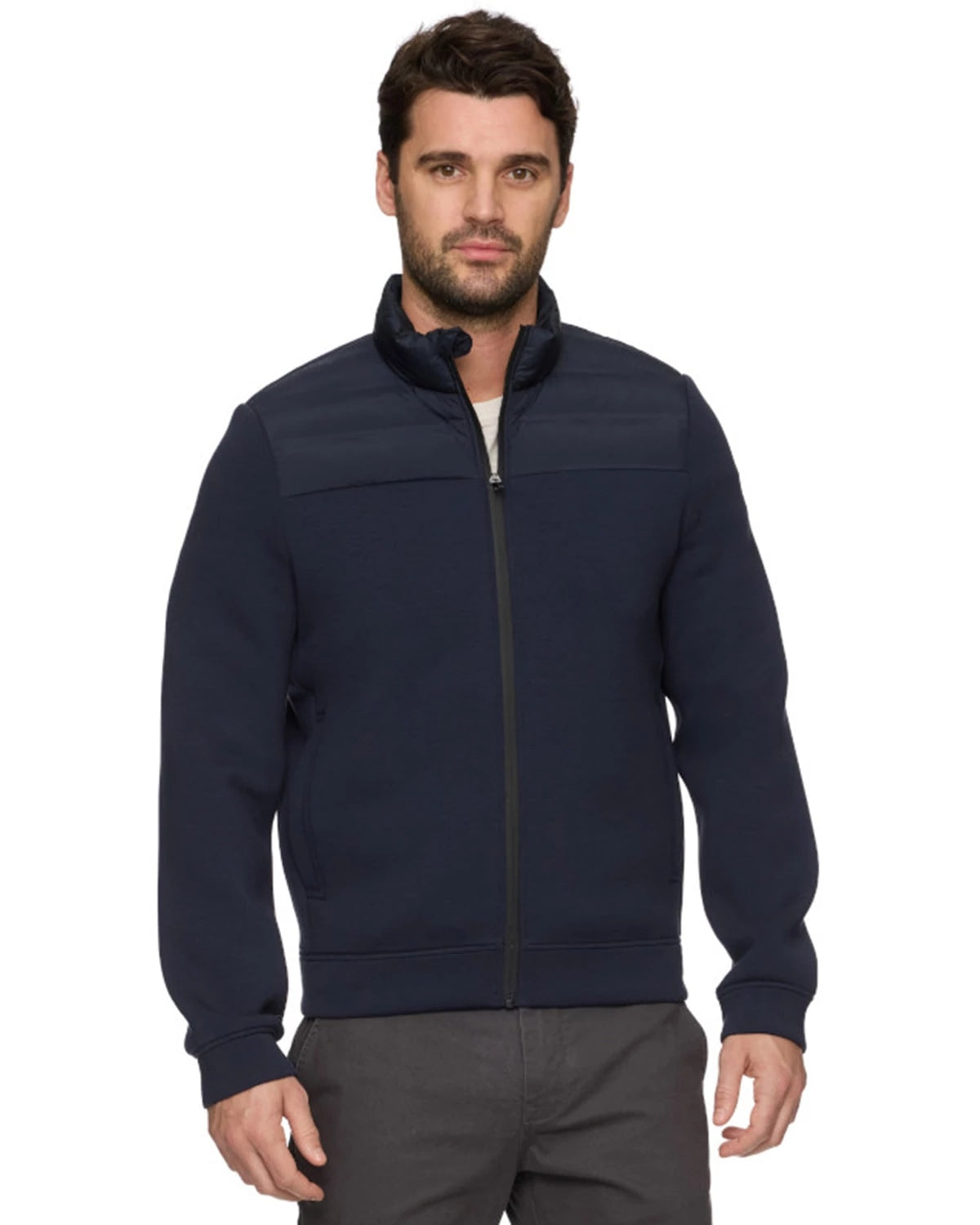Navy $|& Flag & Anthem Dayton Performance Jacket - VOF Detail
