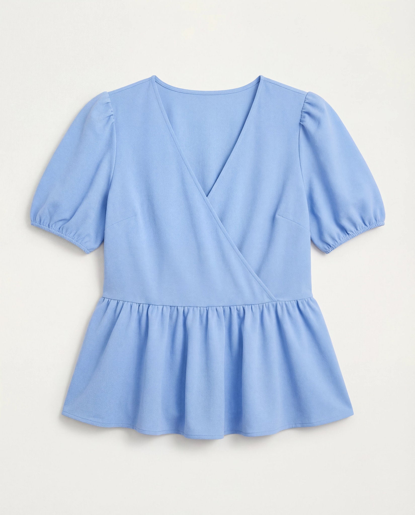 Sky $|& Loveappella Wrap Tie Top - Hanger Detail