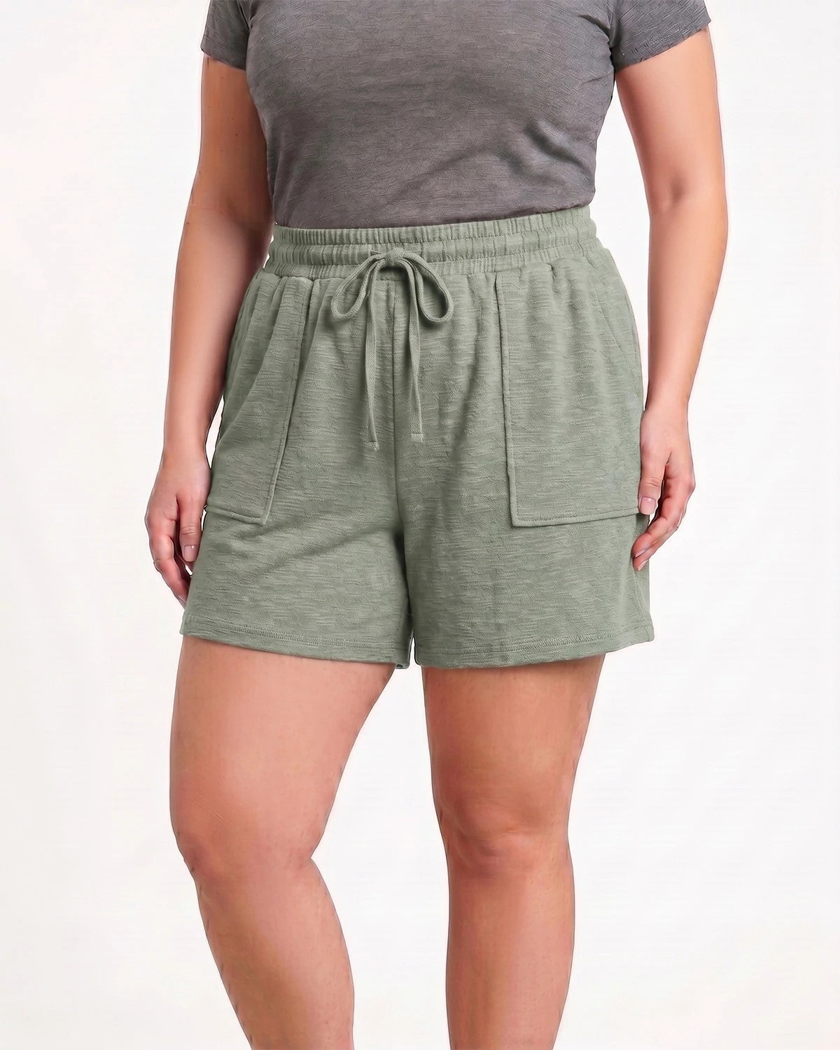 Deep Mint $|& West Kei Gauze Jersey Short - VOF Detail