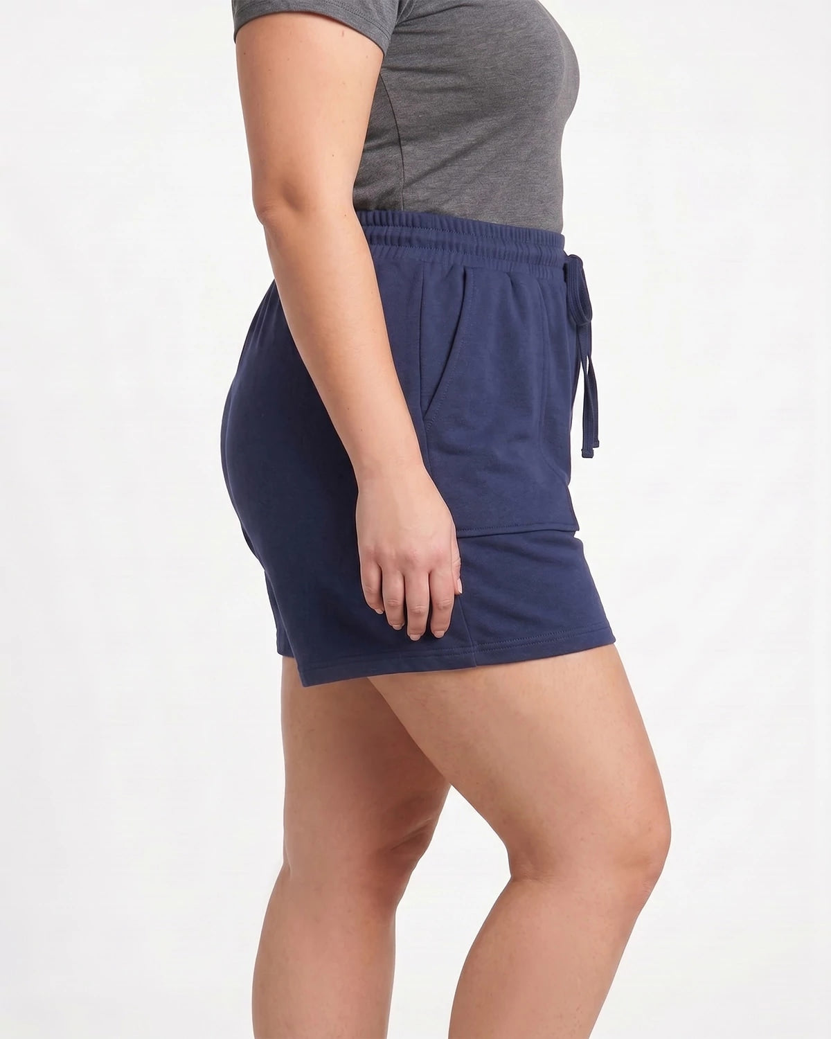 Navy $|& West Kei French Terry Short - Hanger Front