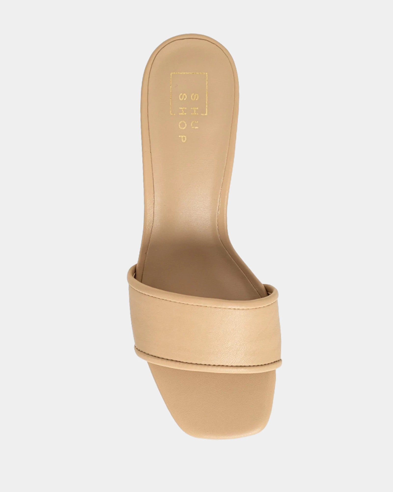 Nude $|& SHUSHOP Finley Heeled Sandal - VOF Detail