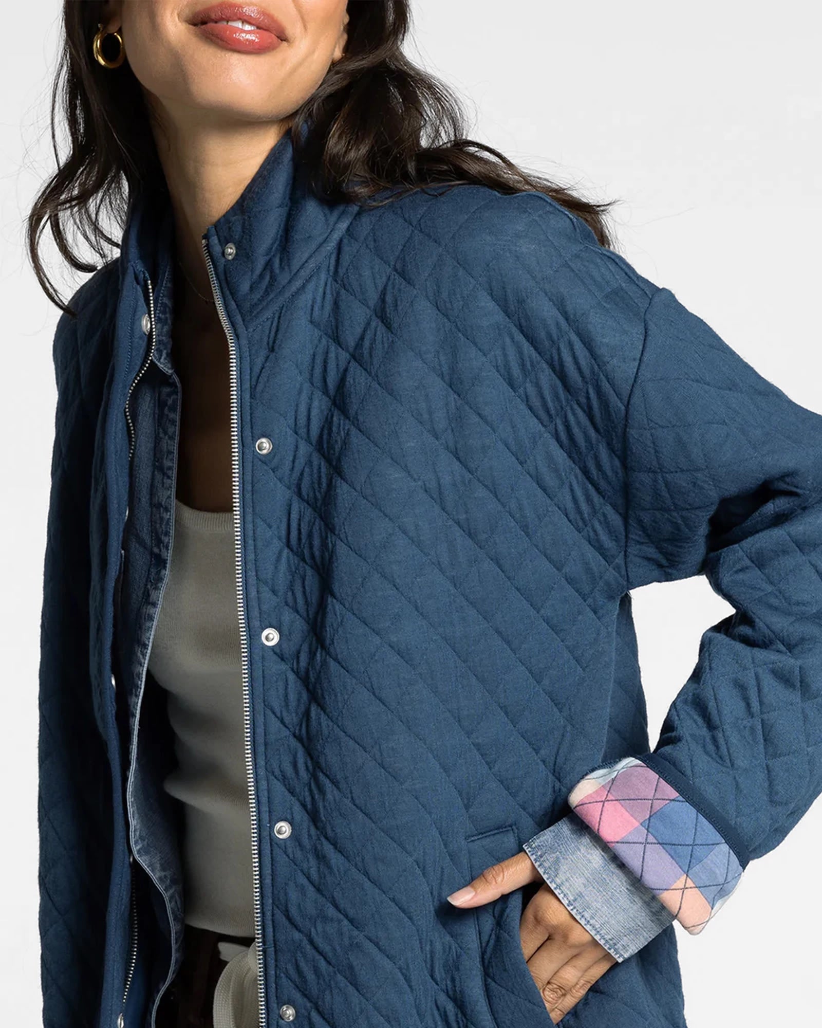 Vintage Indigo $|& Thread & Supply Desiree Jacket - Hanger Back