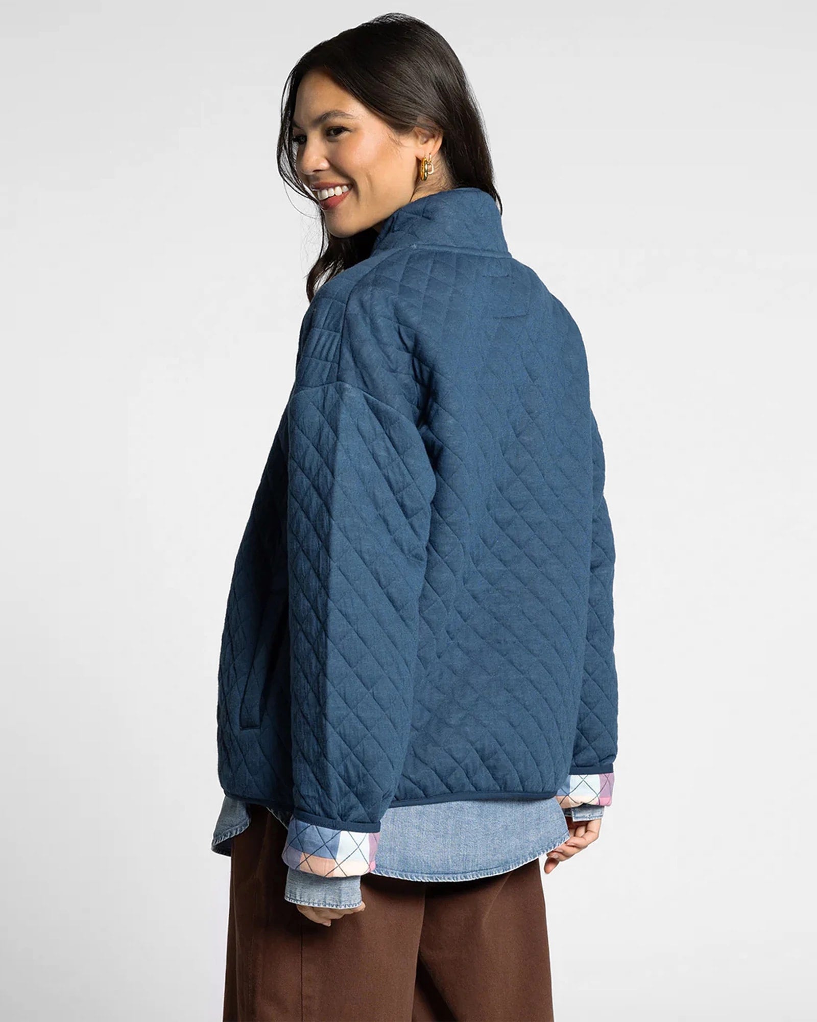 Vintage Indigo $|& Thread & Supply Desiree Jacket - Hanger Side