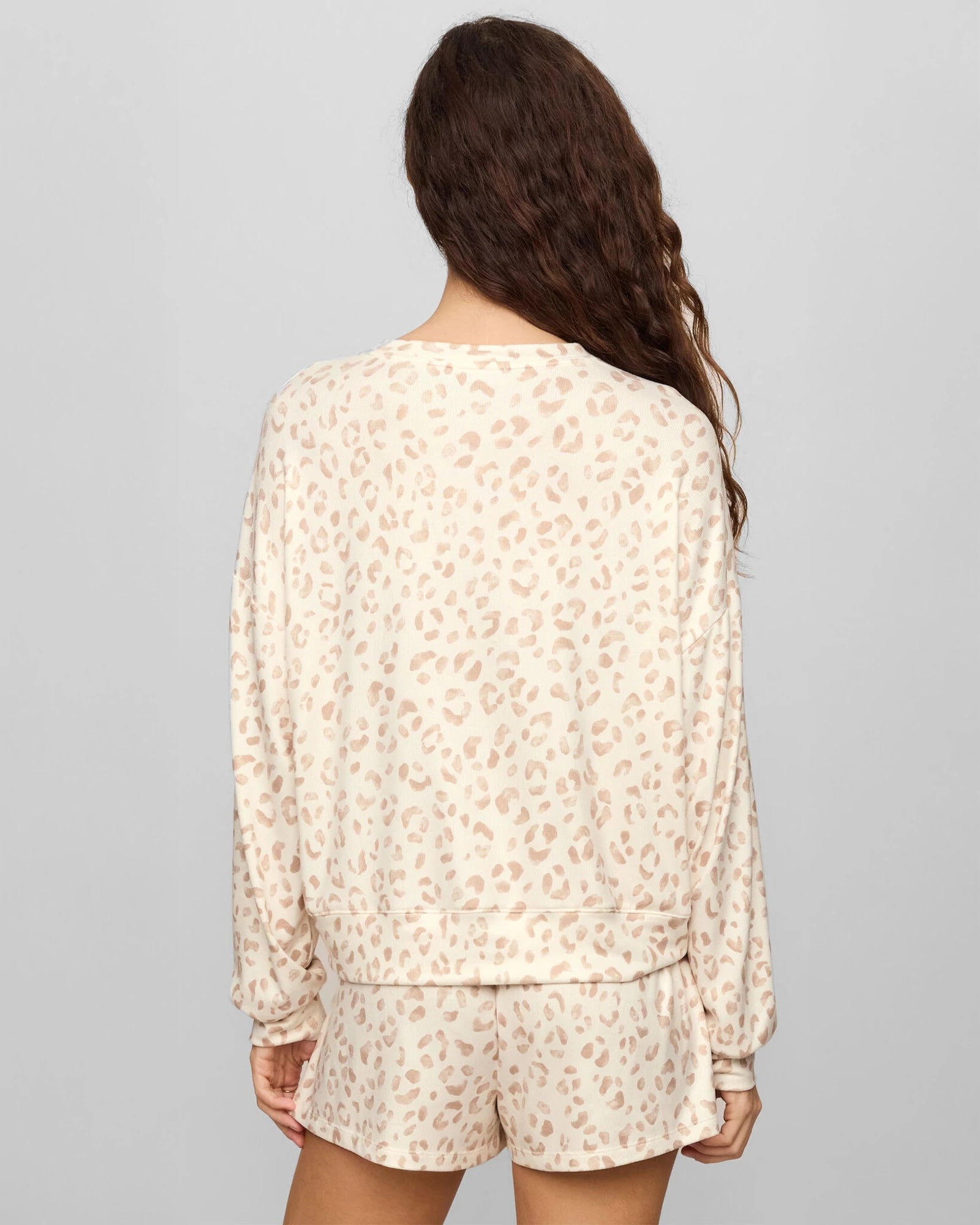 Sandstone $|& Z Supply Soft Leo Long Sleeve Top - Hanger Side
