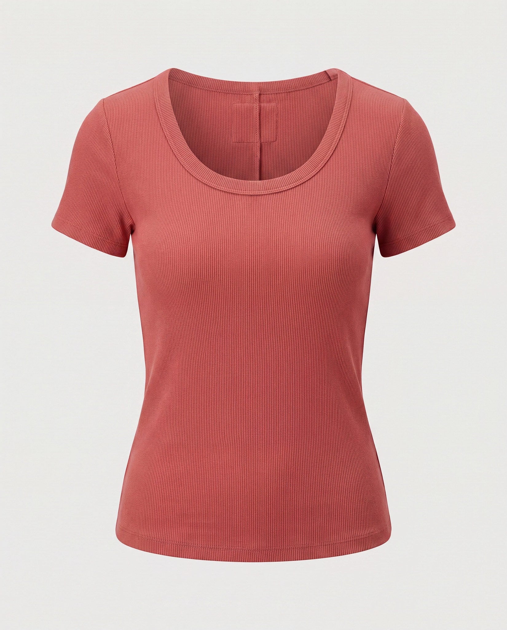 Dusty Cedar $|& Dear John Journee Fitted Tee - Hanger Detail