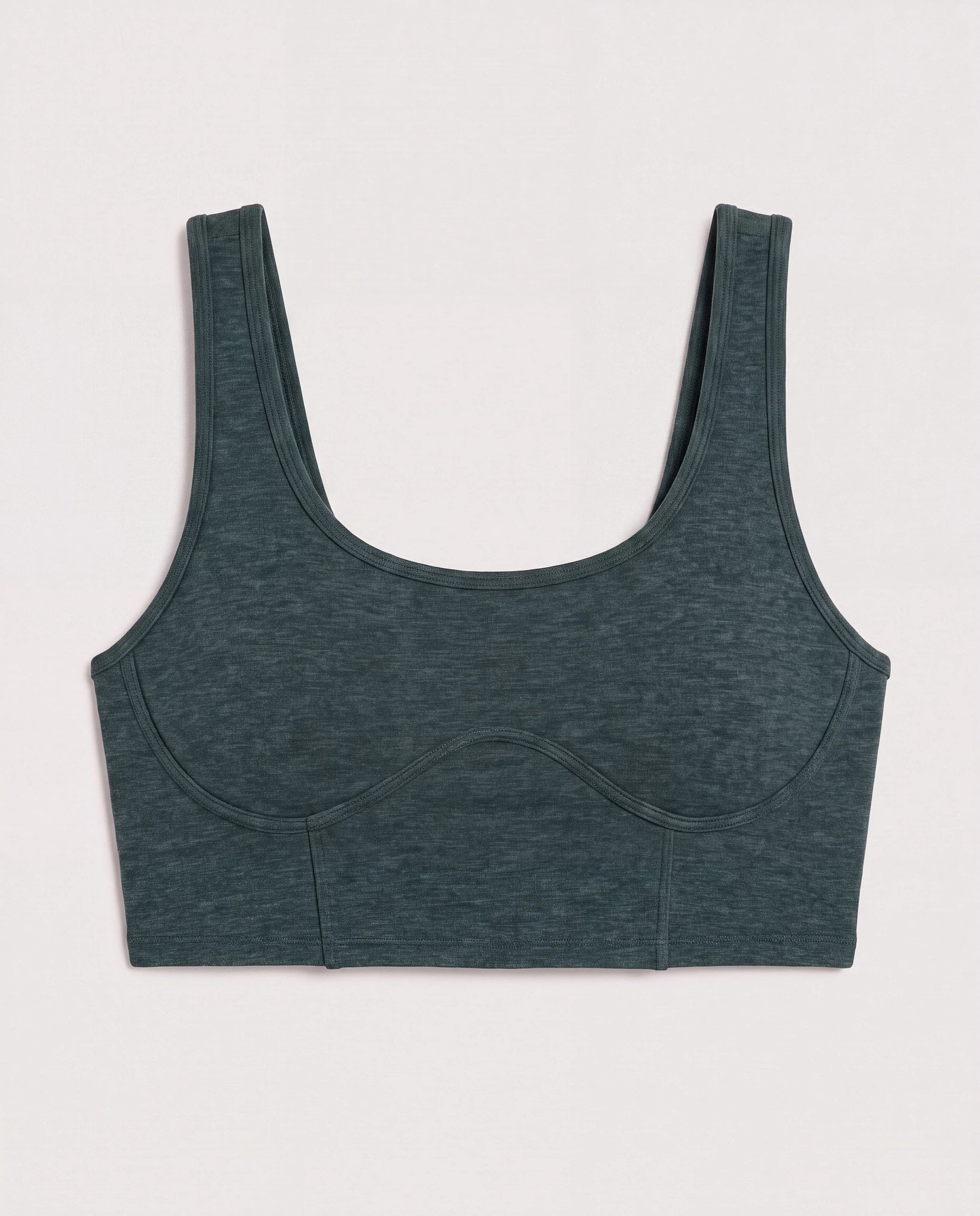 Hunter Green $|& Interval FlowHeather Sculpt Drive Bra - Hanger Detail