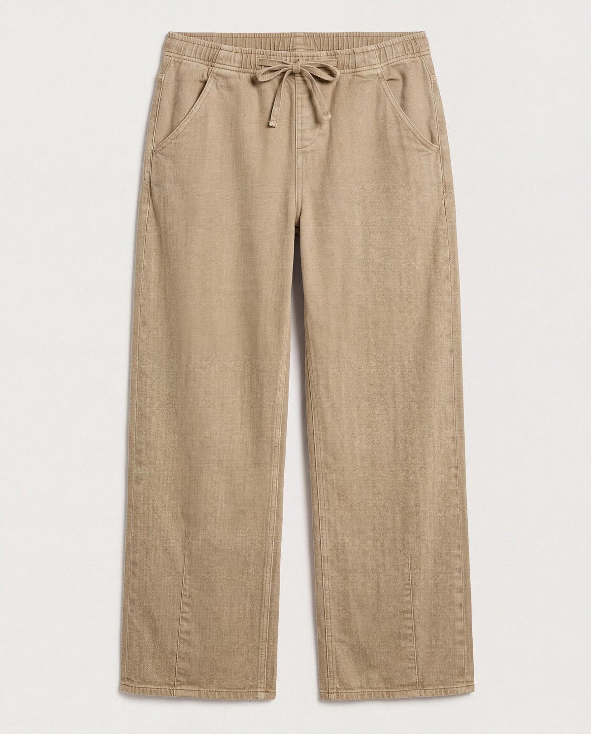 Pebble $|& SEAS Ellie Drawstring Straight Leg Pant - Hanger Detail