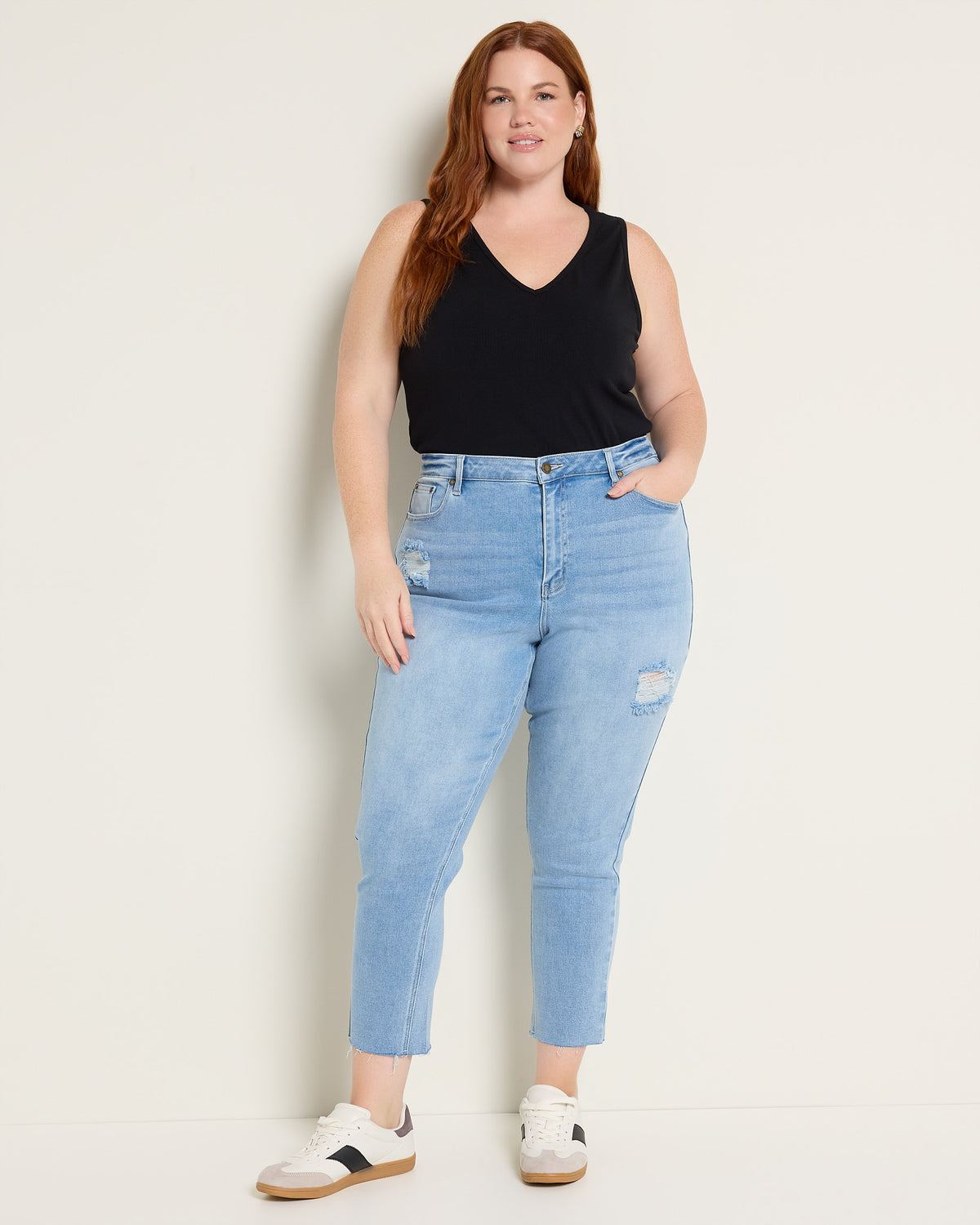 Lakeside $|& Herizon Blake Distressed High Rise Skinny Jean - UGC On Fig