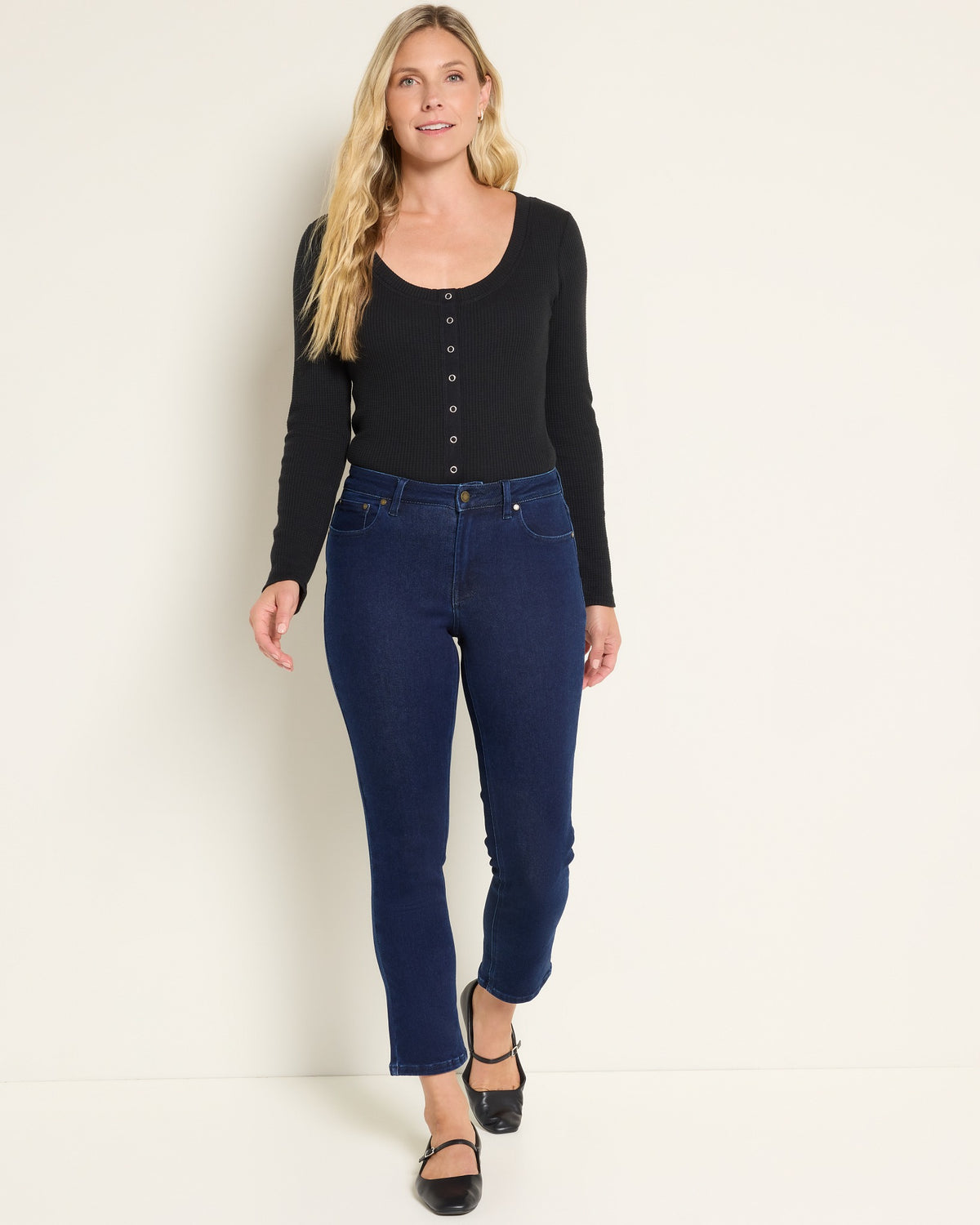 Low Tide $|& Herizon Stroll Slim Straight Ankle Jean - UGC On Fig