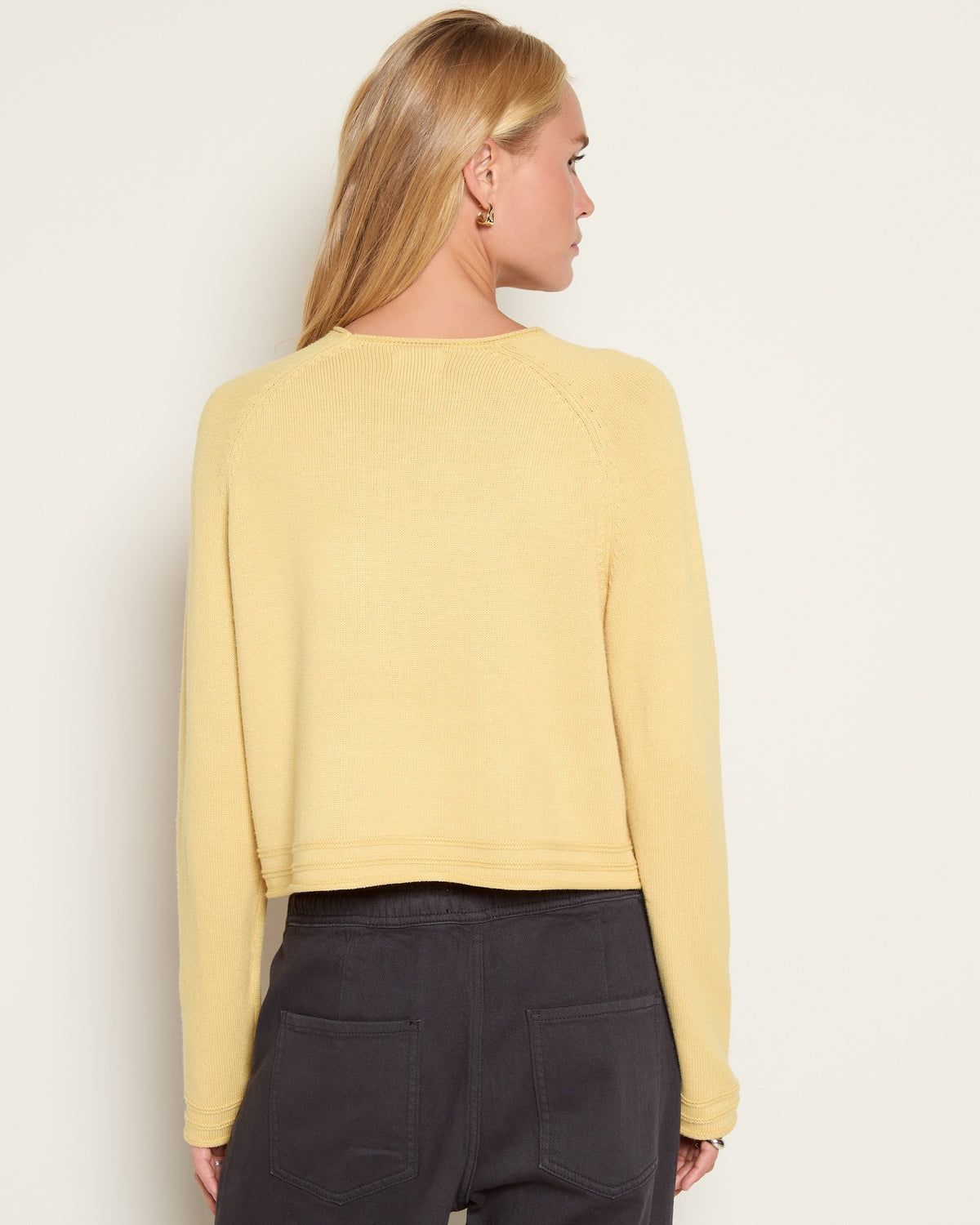Saffron $|& SEAS Leah Raglan Sweater - SOF Back