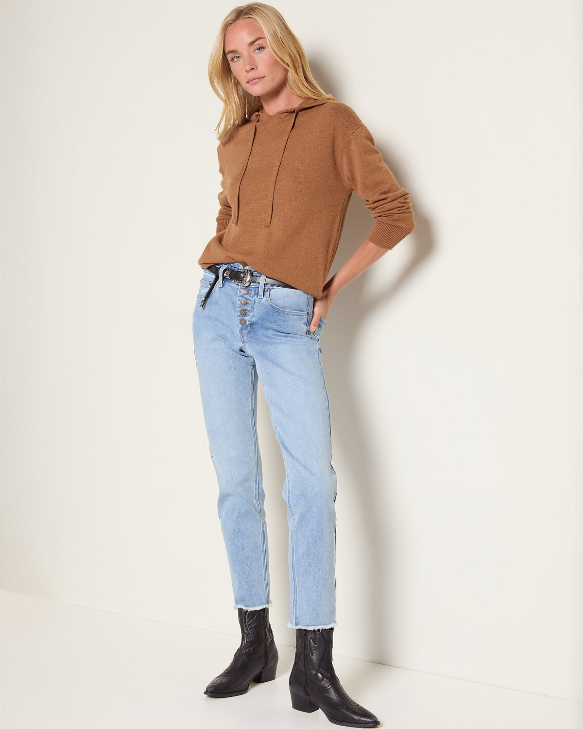 Canyon $|& SEAS Palm Hooded Sweater - UGC On Fig