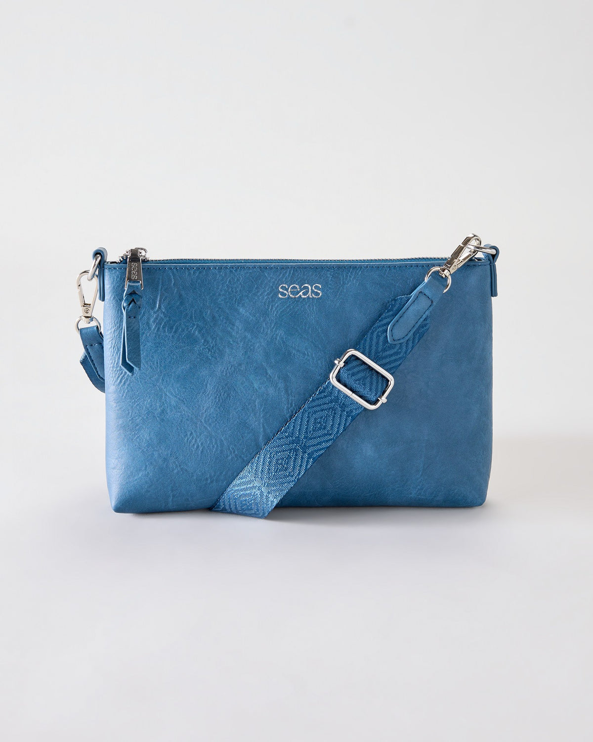 Slate $|& SEAS Compass Zippered Crossbody