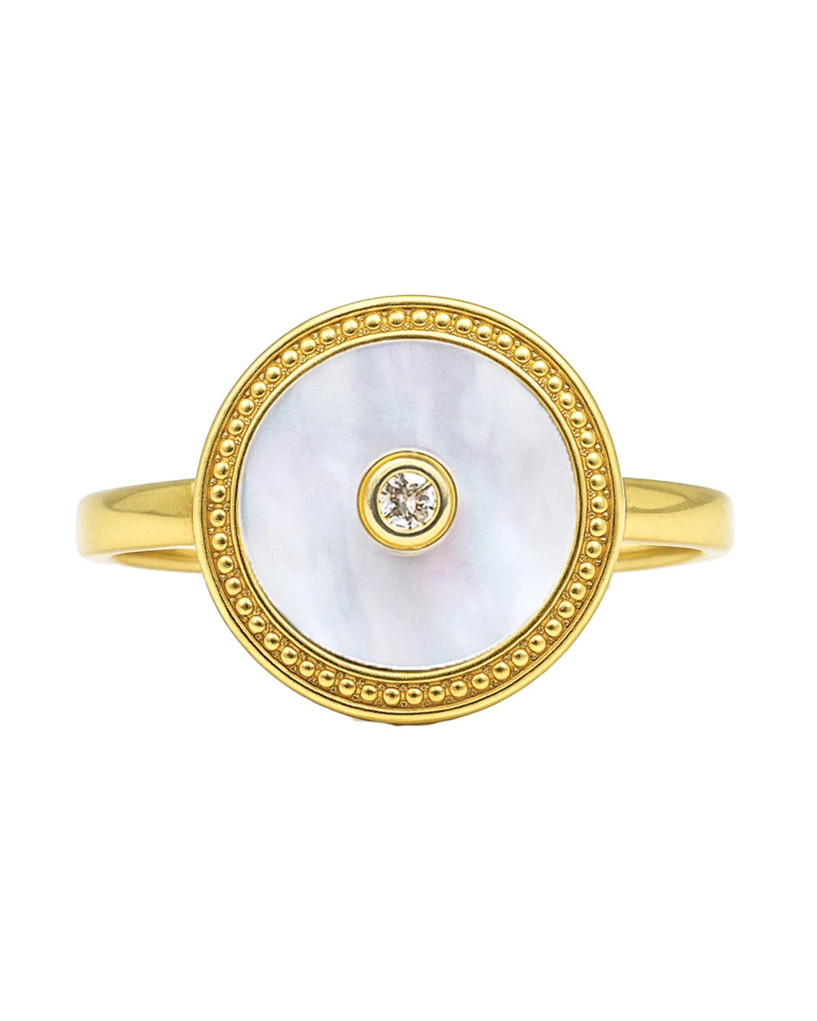 Mother of Pearl $|& La Meno Halo Ring - VOF Detail
