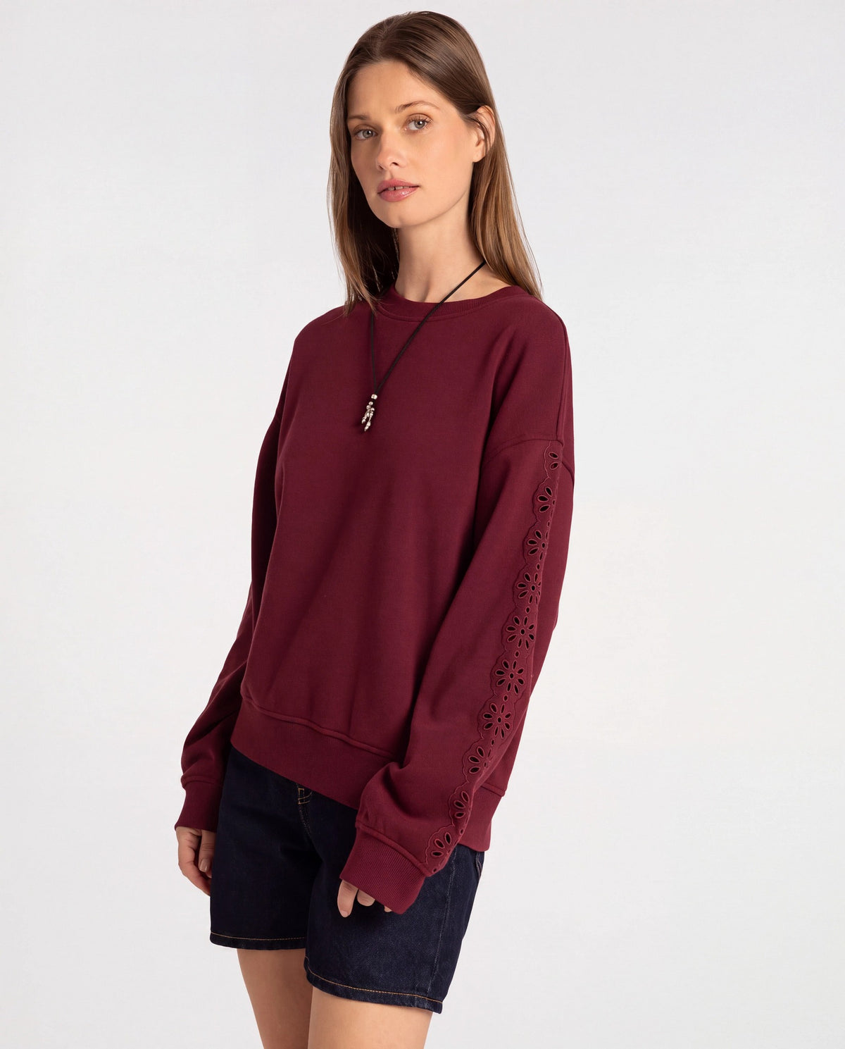Zinfandel $|& Thread & Supply Stacy Top - Hanger Front