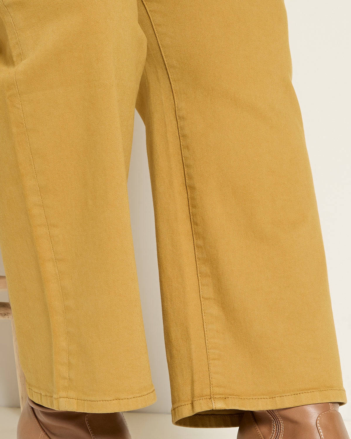 Mustard $|& Mica Denim Mid Rise Straight - SOF Full Front