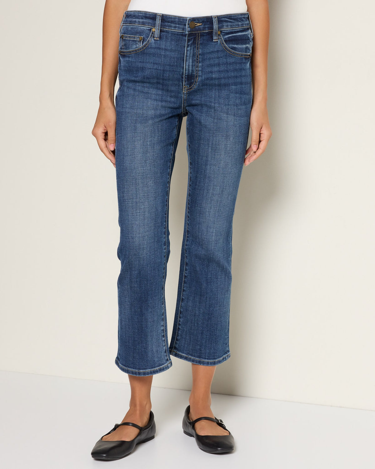 Sierra Drift $|& Liverpool Hannah Cropped Flare - SOF Front